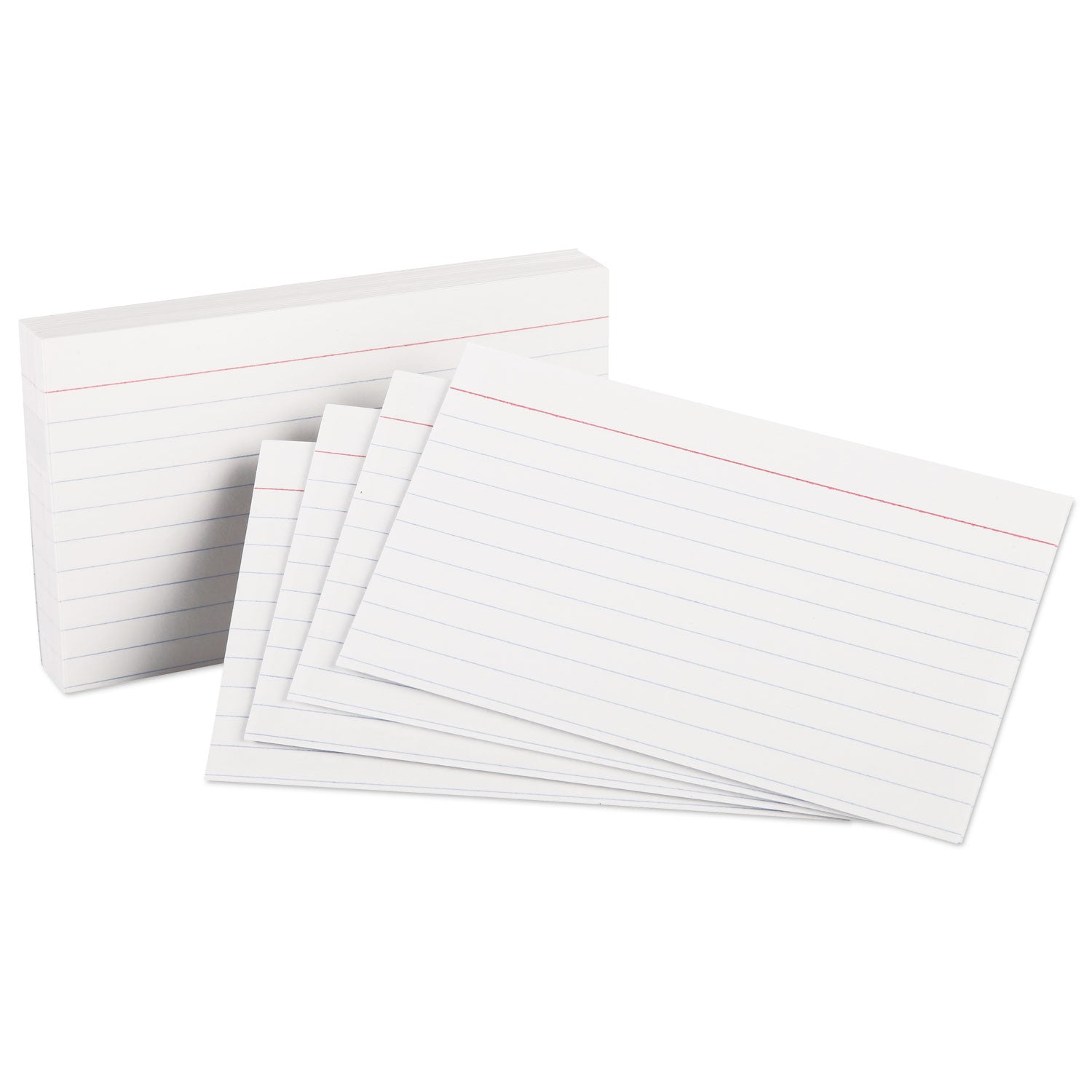 Heavyweight Ruled Index Cards, 3 x 5, White, 100/Pack -