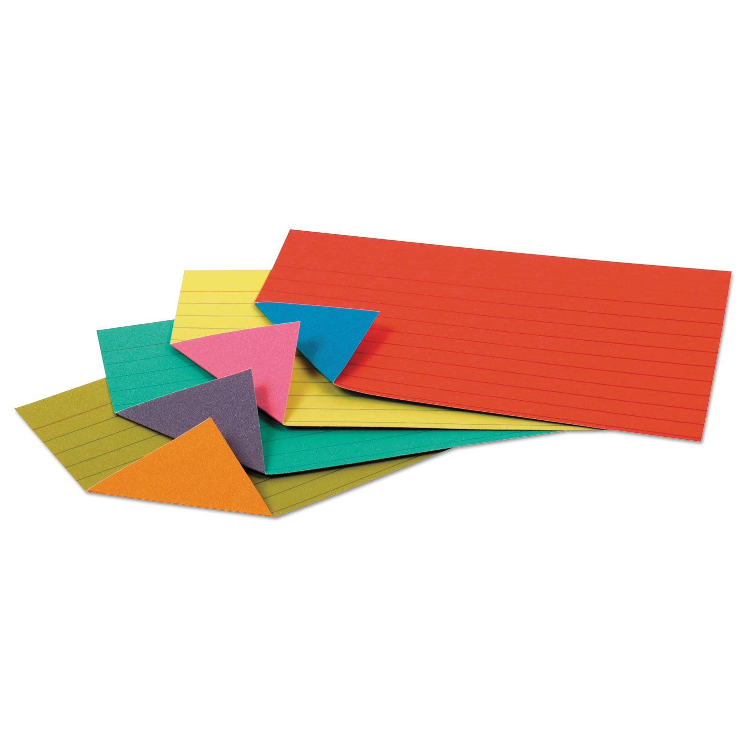Extreme Index Cards, Ruled, 3 x 5, Assorted, 100/Pack -