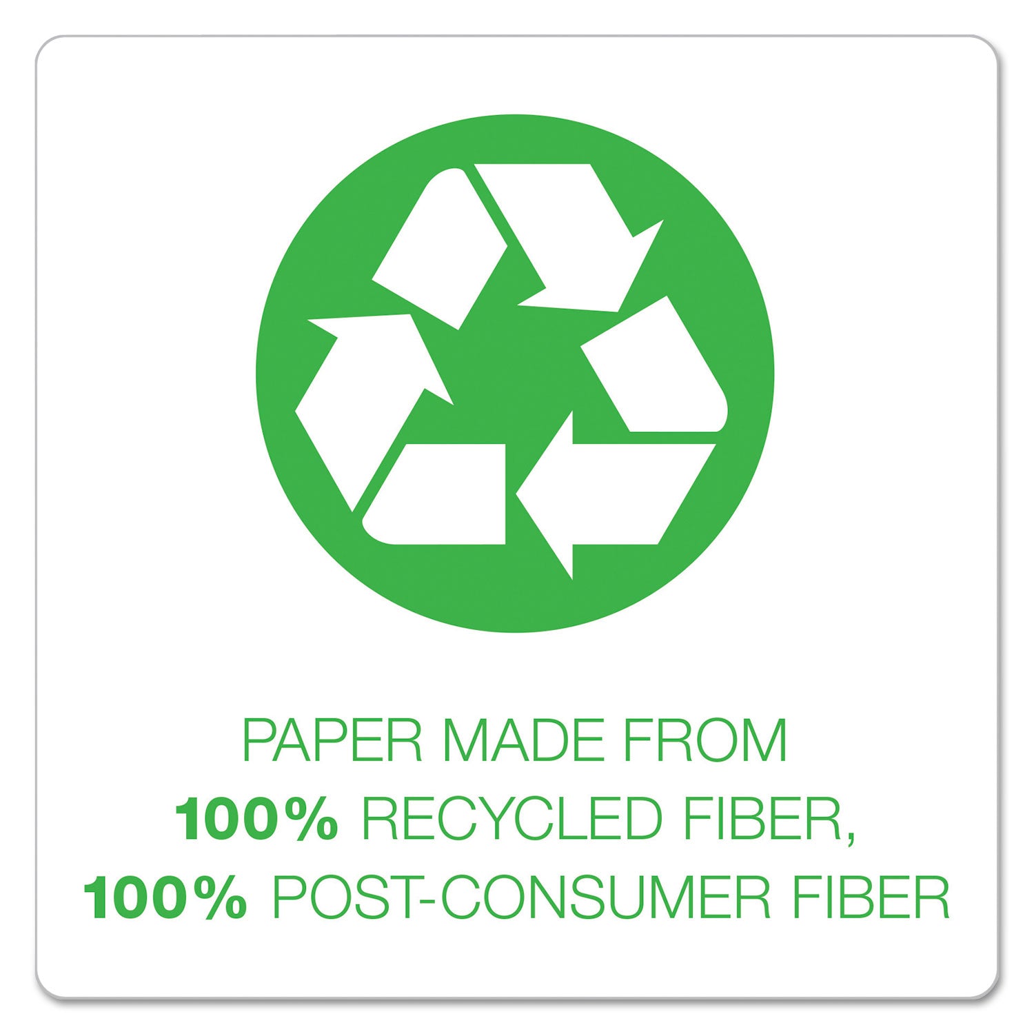 Earthwise by Oxford 100% Recycled Paper Twin-Pocket Portfolio, 100-Sheet Capacity, 11 x 8.5, Natural, 25/Box -