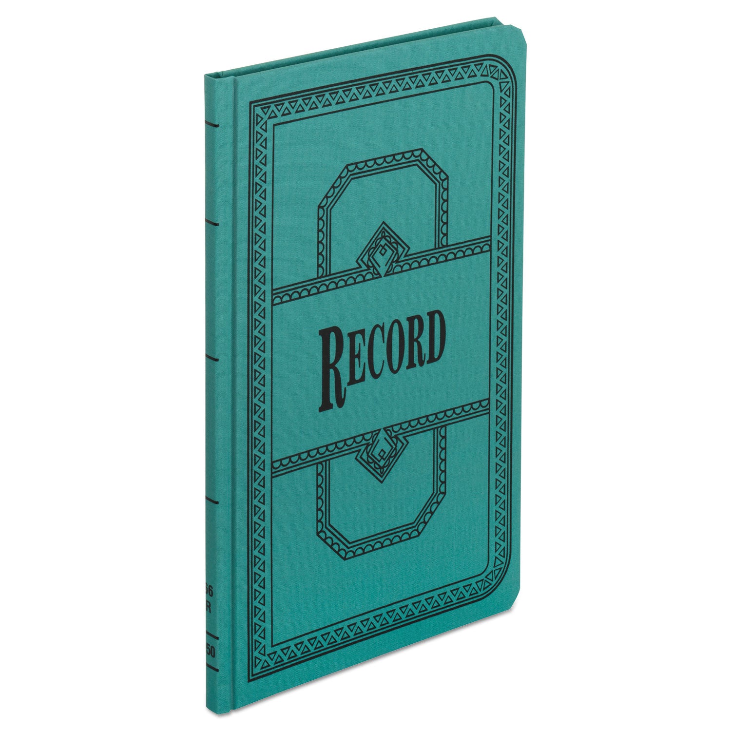 Account Record Book, Record-Style Rule, Blue Cover, 11.75 x 7.25 Sheets, 150 Sheets/Book -