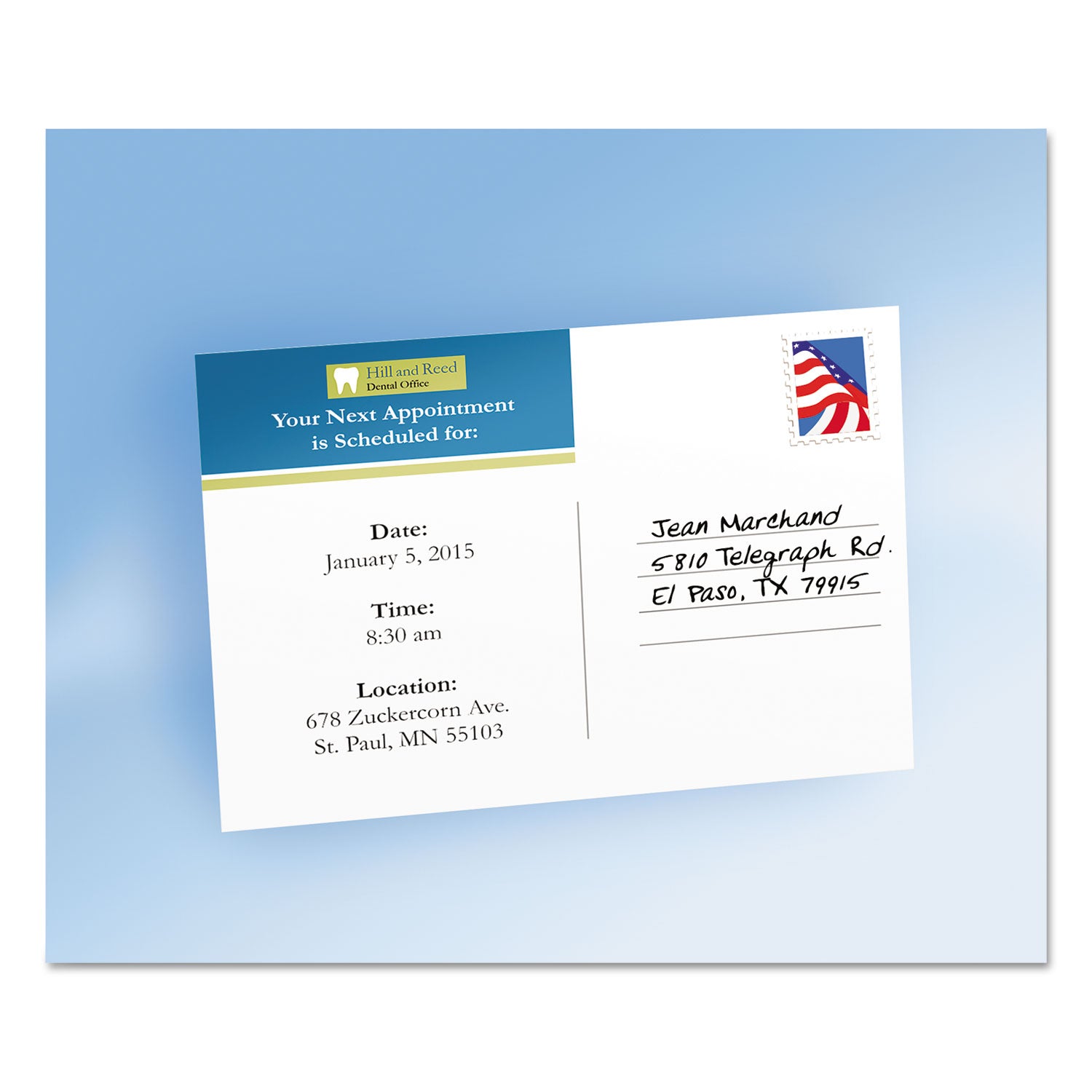 Printable Postcards, Laser, 80 lb, 4 x 6, Uncoated White, 80 Cards, 2 Cards/Sheet, 40 Sheets/Box -