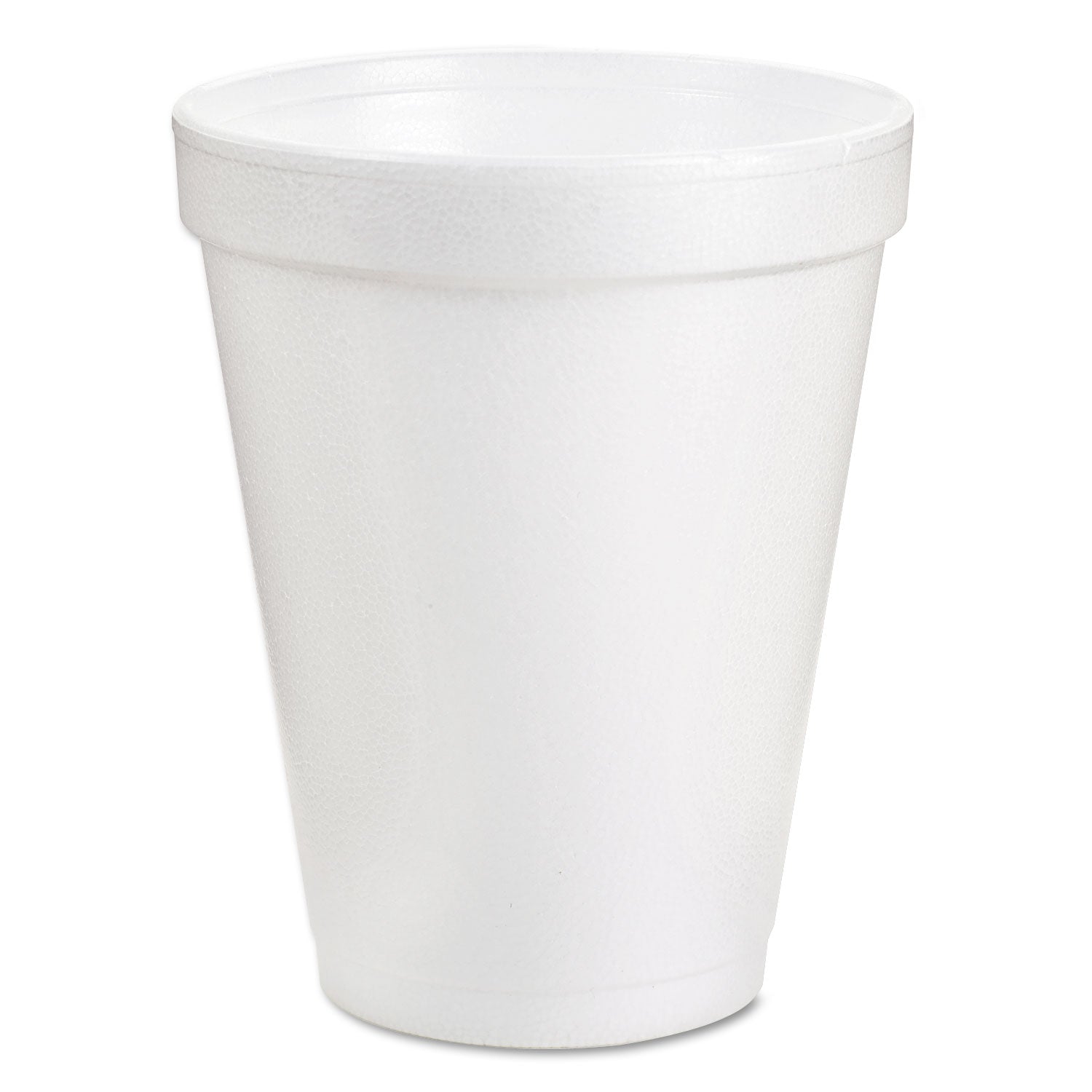 Foam Drink Cups, 6 oz, White, 25/Bag, 40 Bags/Carton -