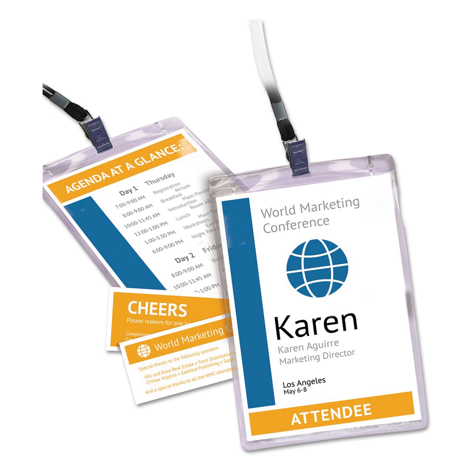 lanyard-style-badge-holder-w-laser-inkjet-inserts-top-load-425-x-6-we-75-pk_ave8521 - 2