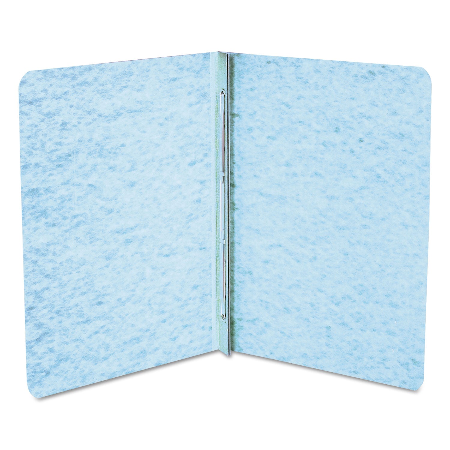 PRESSTEX Report Cover with Tyvek Reinforced Hinge, Side Bound, Two-Piece Prong Fastener, 3" Capacity, 8.5 x 11, Light Blue -