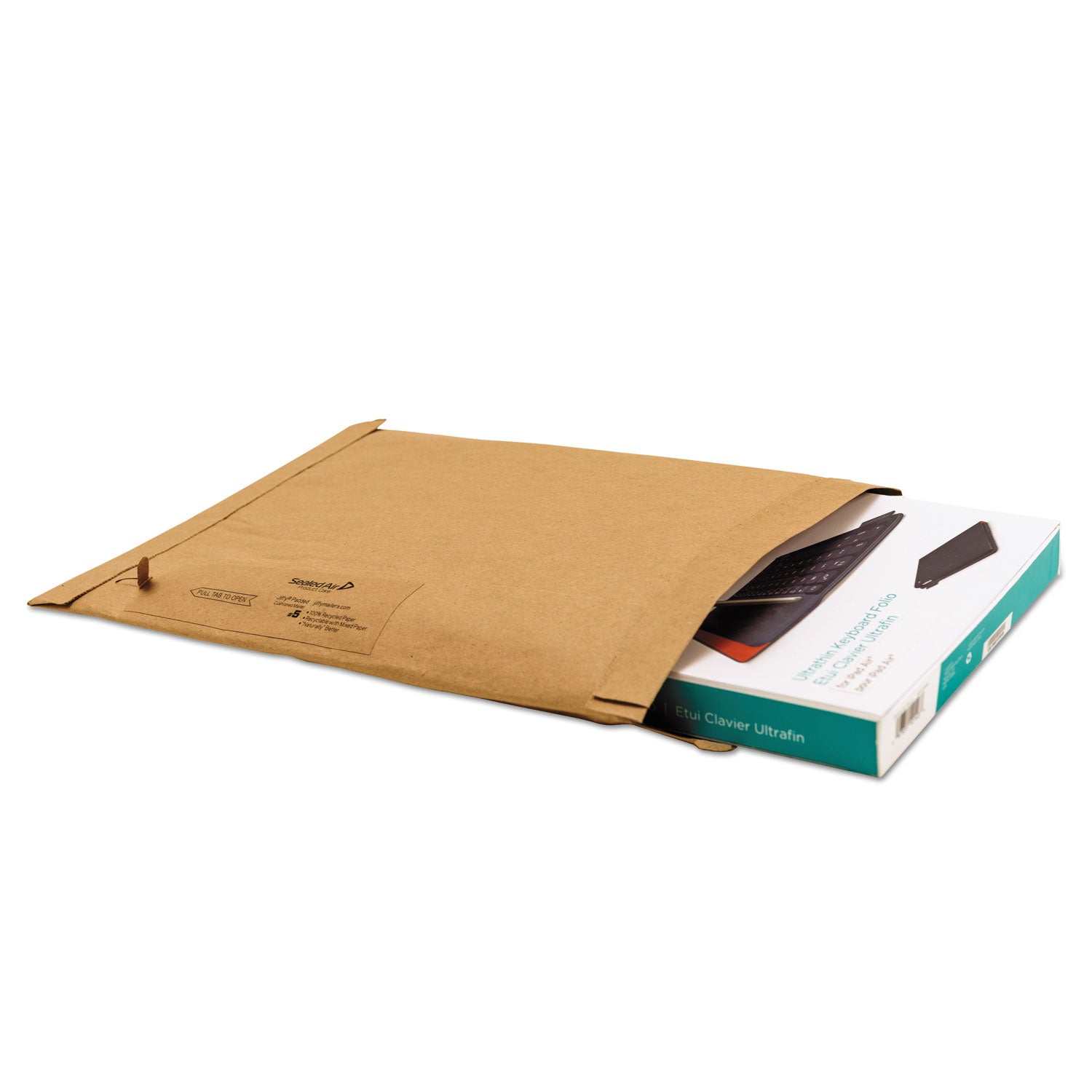 jiffy-padded-mailer-#0-paper-padding-fold-over-closure-6-x-10-natural-kraft-250-carton_sel63131 - 1