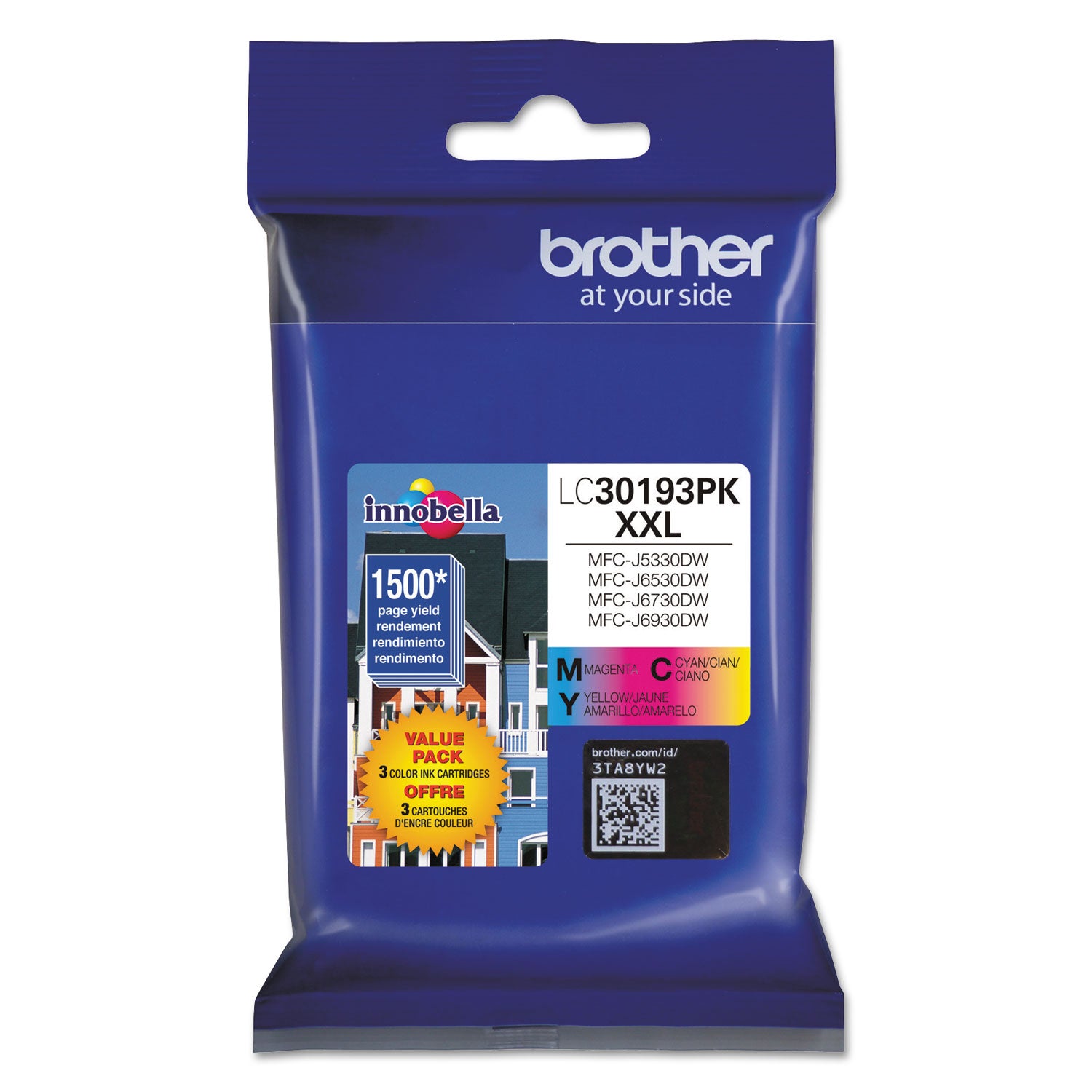 lc30193pk-innobella-high-yield-ink-1500-page-yield-cyan-magenta-yellow_brtlc30193pk - 1