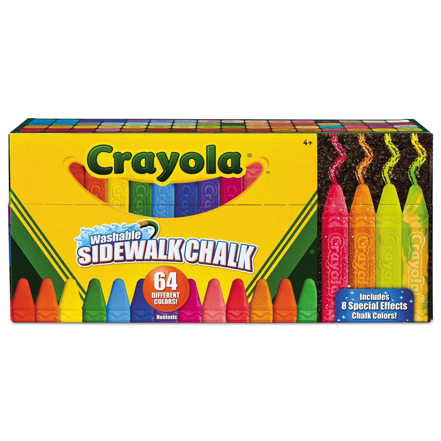 ultimate-sidewalk-chalk-4-x-05-diameter-60-assorted-colors-64-set_cyo512064 - 2