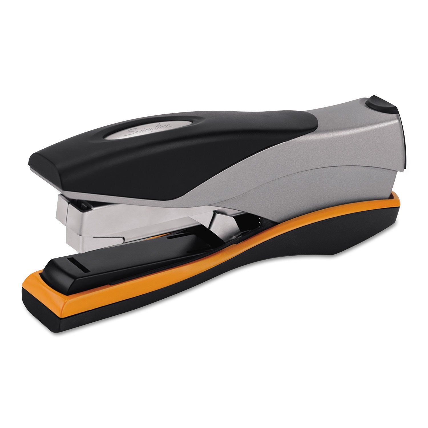Optima 40 Desktop Stapler, 40-Sheet Capacity, Silver/Black/Orange -