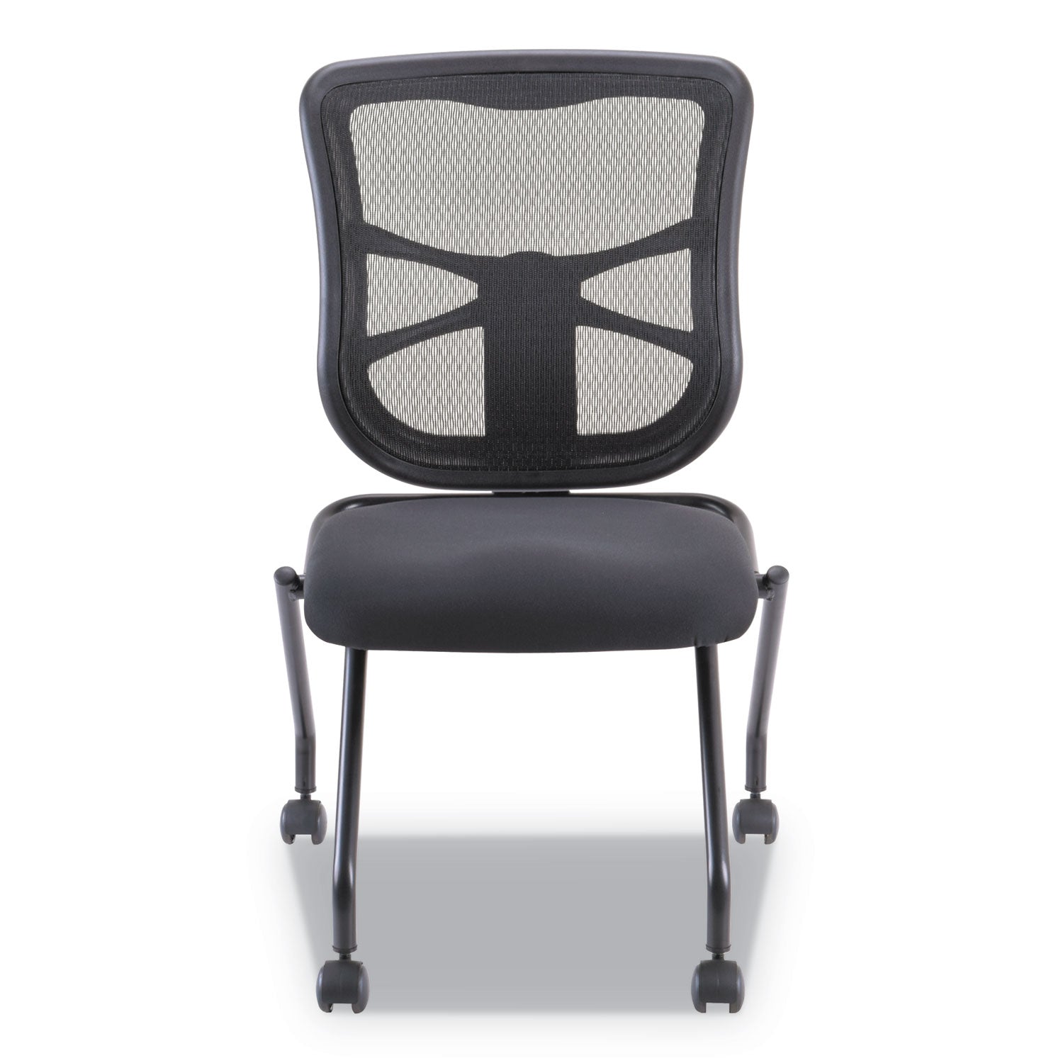 alera-elusion-mesh-nesting-chairs-supports-up-to-275-lb-181-seat-height-black-seat-black-back-black-base-2-carton_aleel4915 - 2