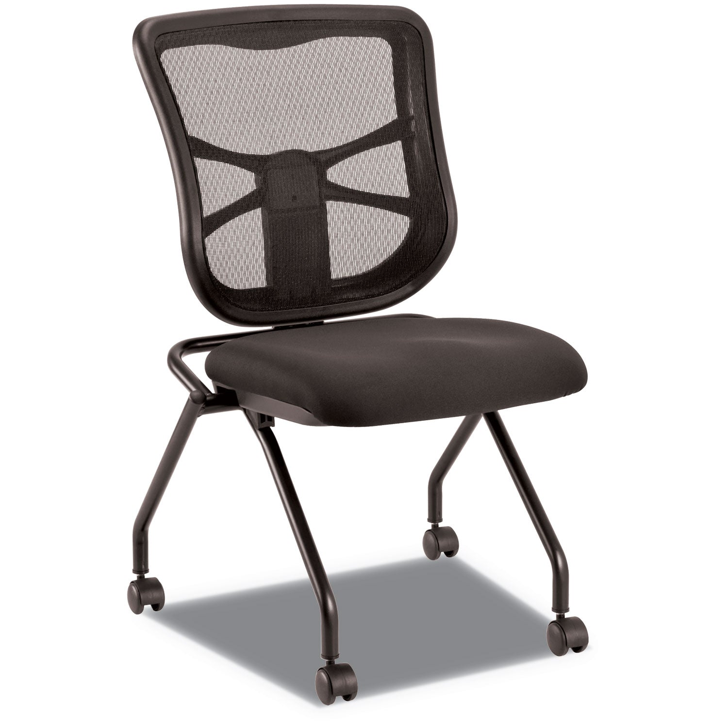 alera-elusion-mesh-nesting-chairs-supports-up-to-275-lb-181-seat-height-black-seat-black-back-black-base-2-carton_aleel4915 - 1