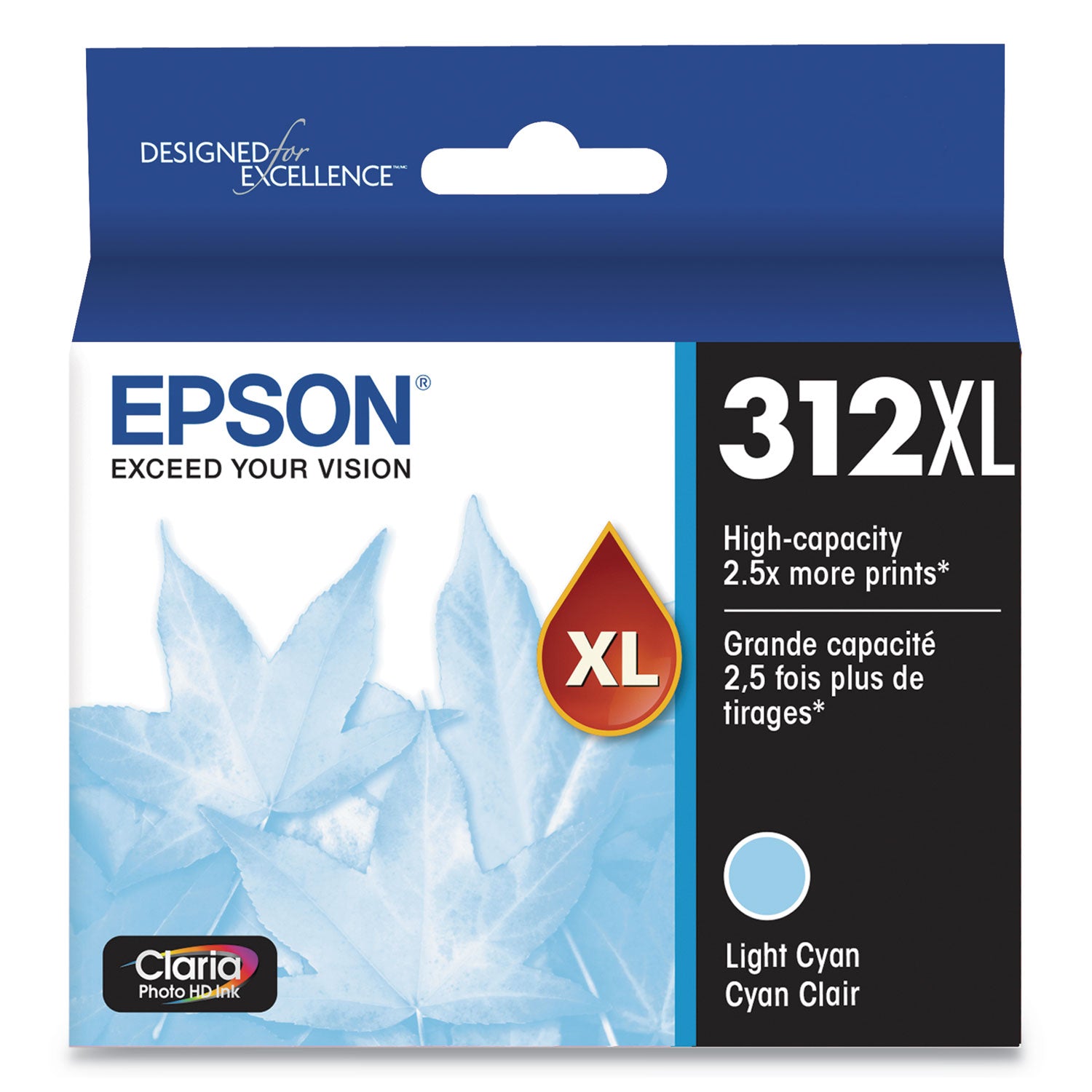 t312xl520-s-312xl-claria-high-yield-ink-830-page-yield-light-cyan_epst312xl520s - 1