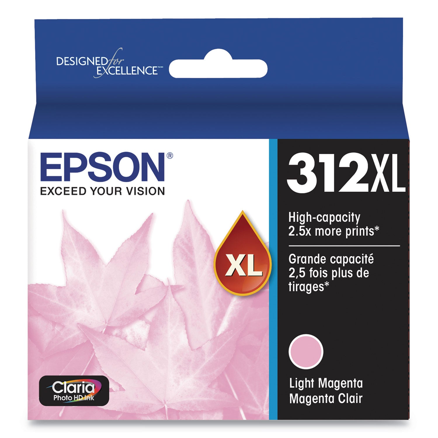 t312xl620-s-312xl-claria-high-yield-ink-830-page-yield-light-magenta_epst312xl620s - 1