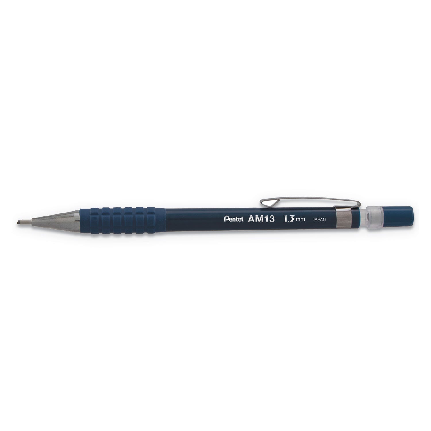 sharp-mechanical-pencil-13-mm-hb-#2-black-lead-blue-barrel_penam13c - 1