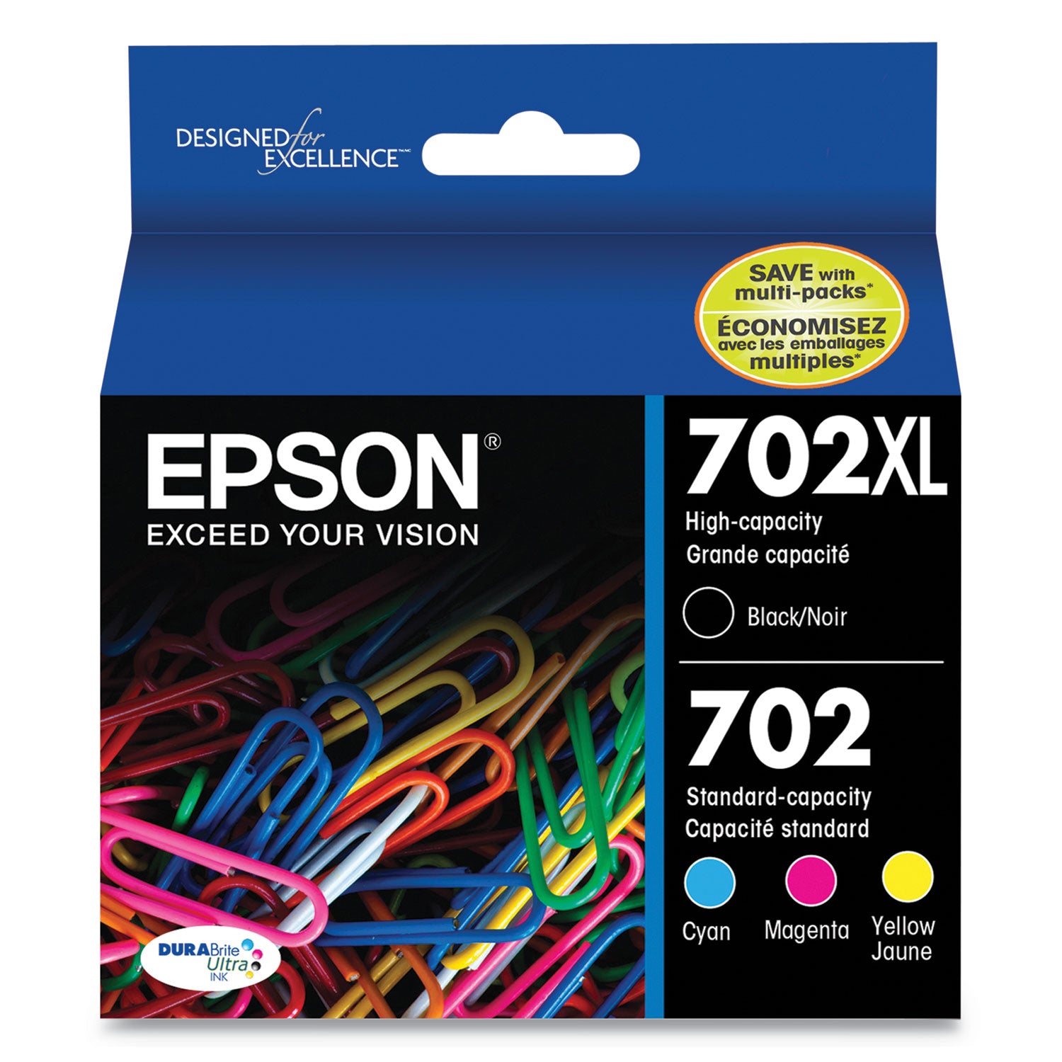 t702xl-bcs-702xl-durabrite-ultra-high-yield-ink-950-1100-page-yield-black-cyan-magenta-yellow_epst702xlbcs - 1