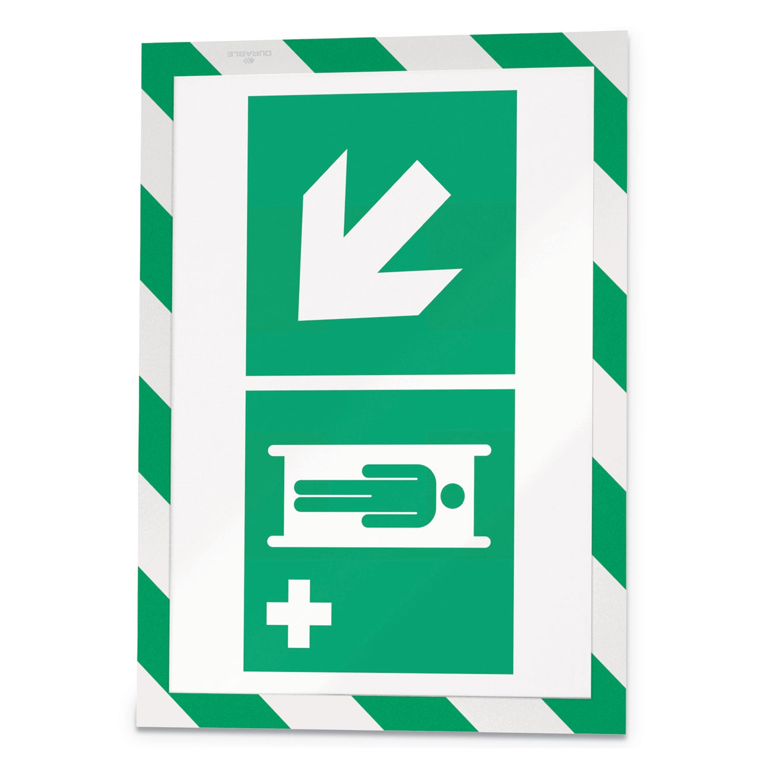 duraframe-security-magnetic-sign-holder-85-x-11-green-white-frame-2-pack_dbl4772131 - 2