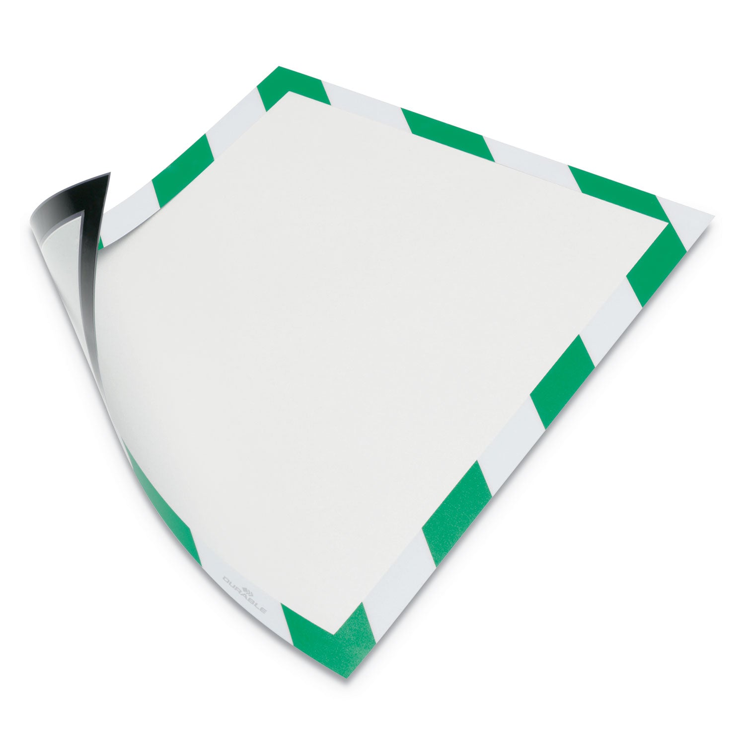duraframe-security-magnetic-sign-holder-85-x-11-green-white-frame-2-pack_dbl4772131 - 1