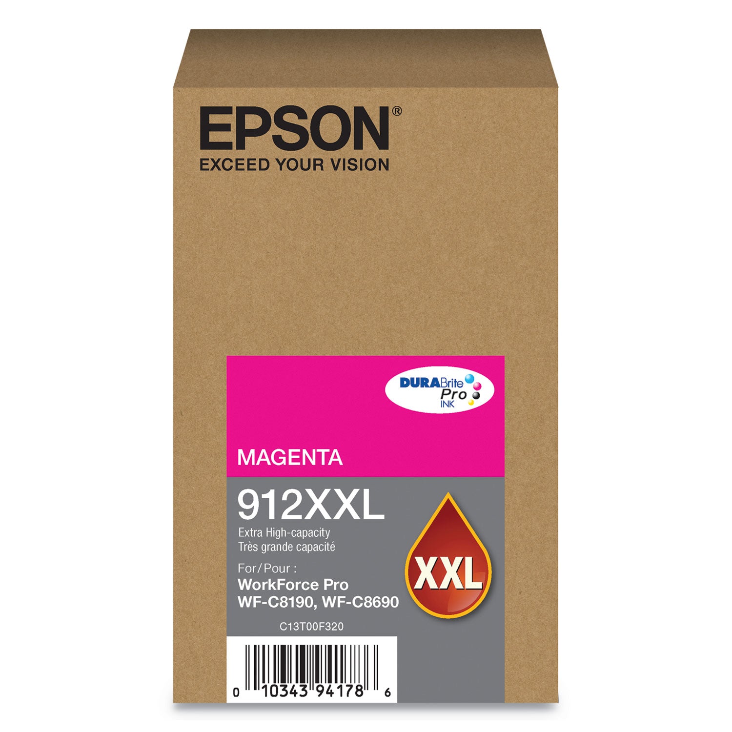 t912xxl320-912xxl-durabrite-pro-extra-high-yield-ink-8000-page-yield-magenta_epst912xxl320 - 1