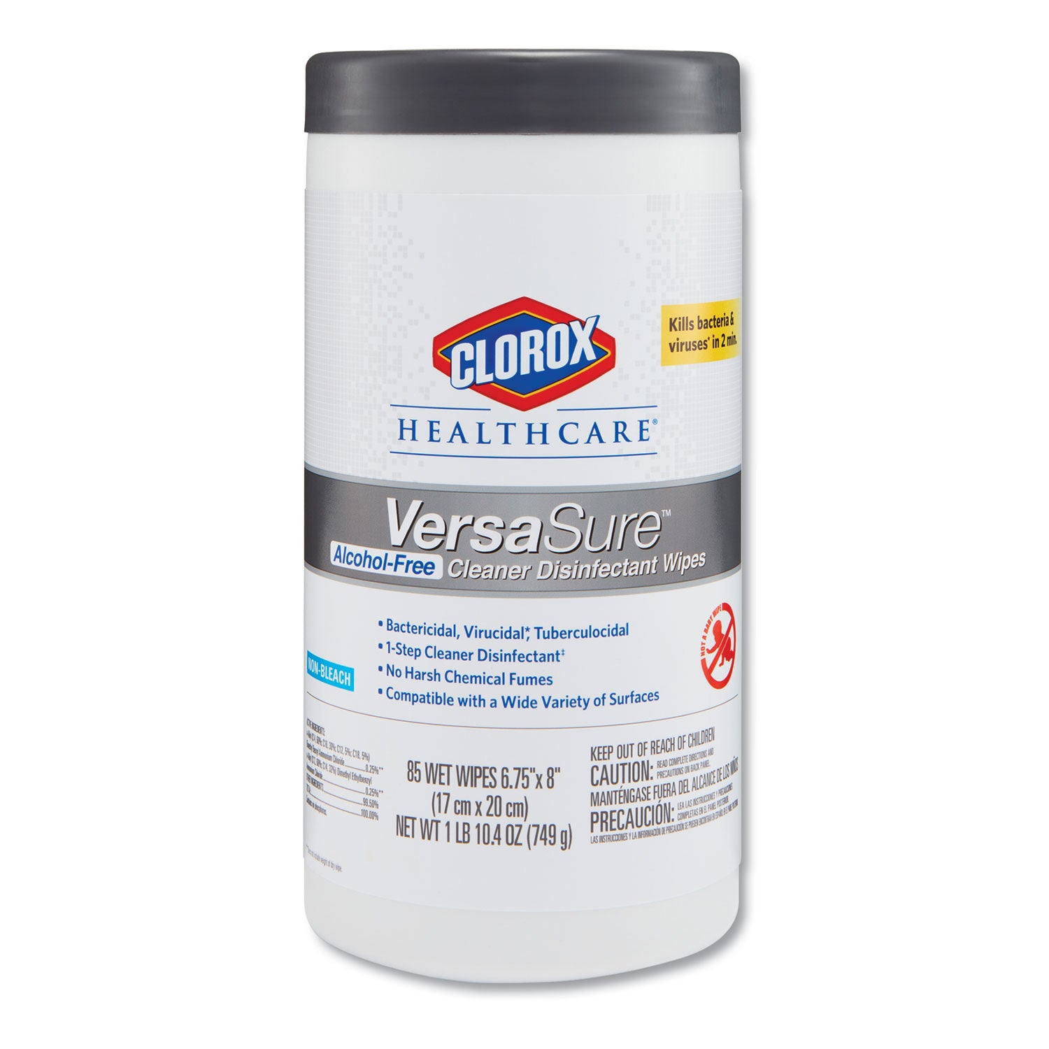 versasure-cleaner-disinfectant-wipes-1-ply-8-x-675-original-scent-white-85-towels-can_clo31757ea - 1