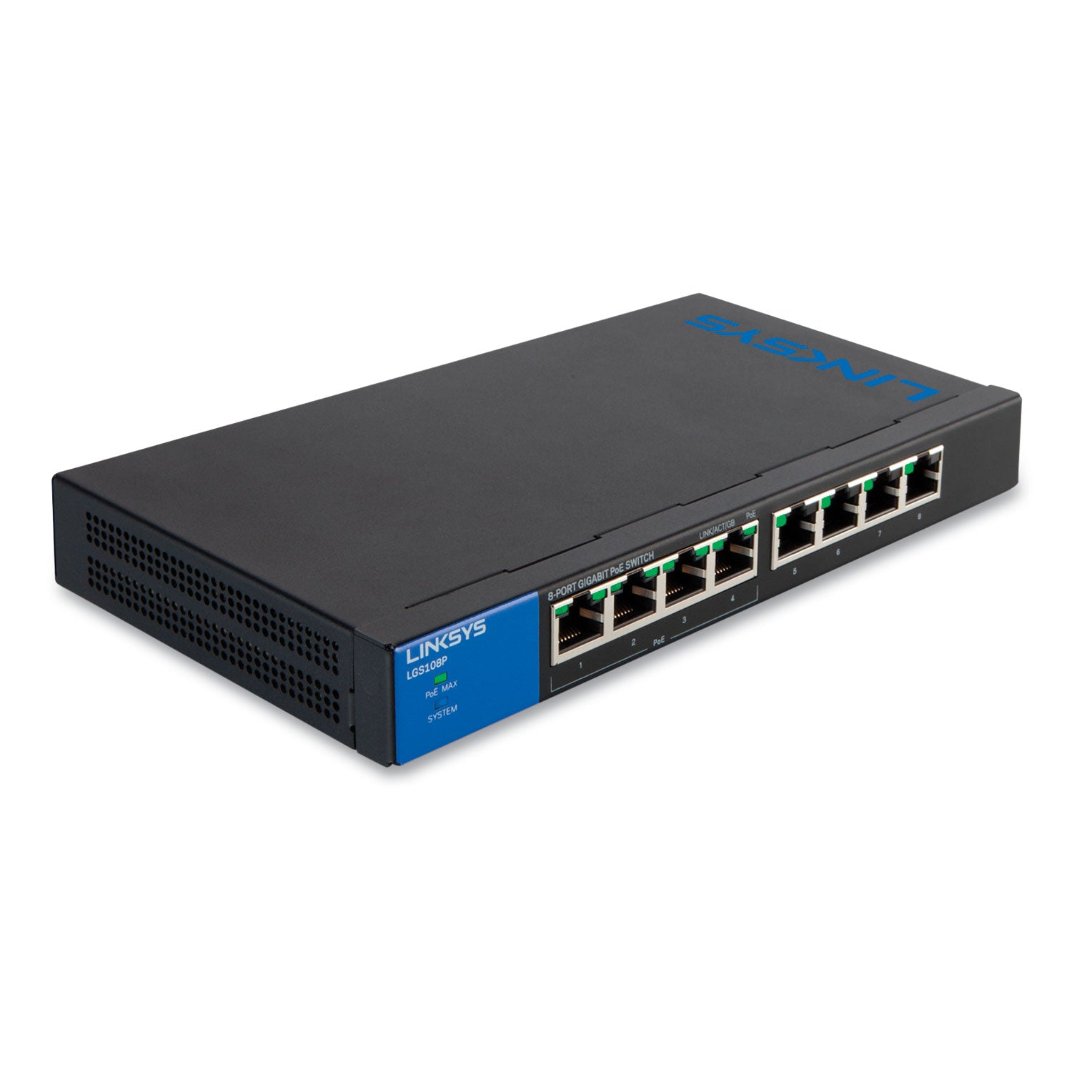 Business Desktop Gigabit Ethernet Switch, 8 Ports -