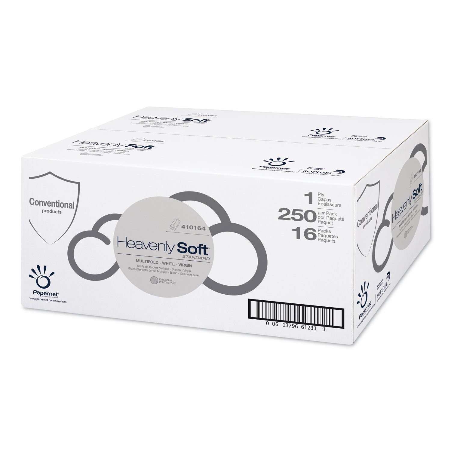 heavenly-soft-multi-fold-paper-towel-standard-1-ply-949-x-925-white-250-pack-16-packs-carton_sod410164 - 1