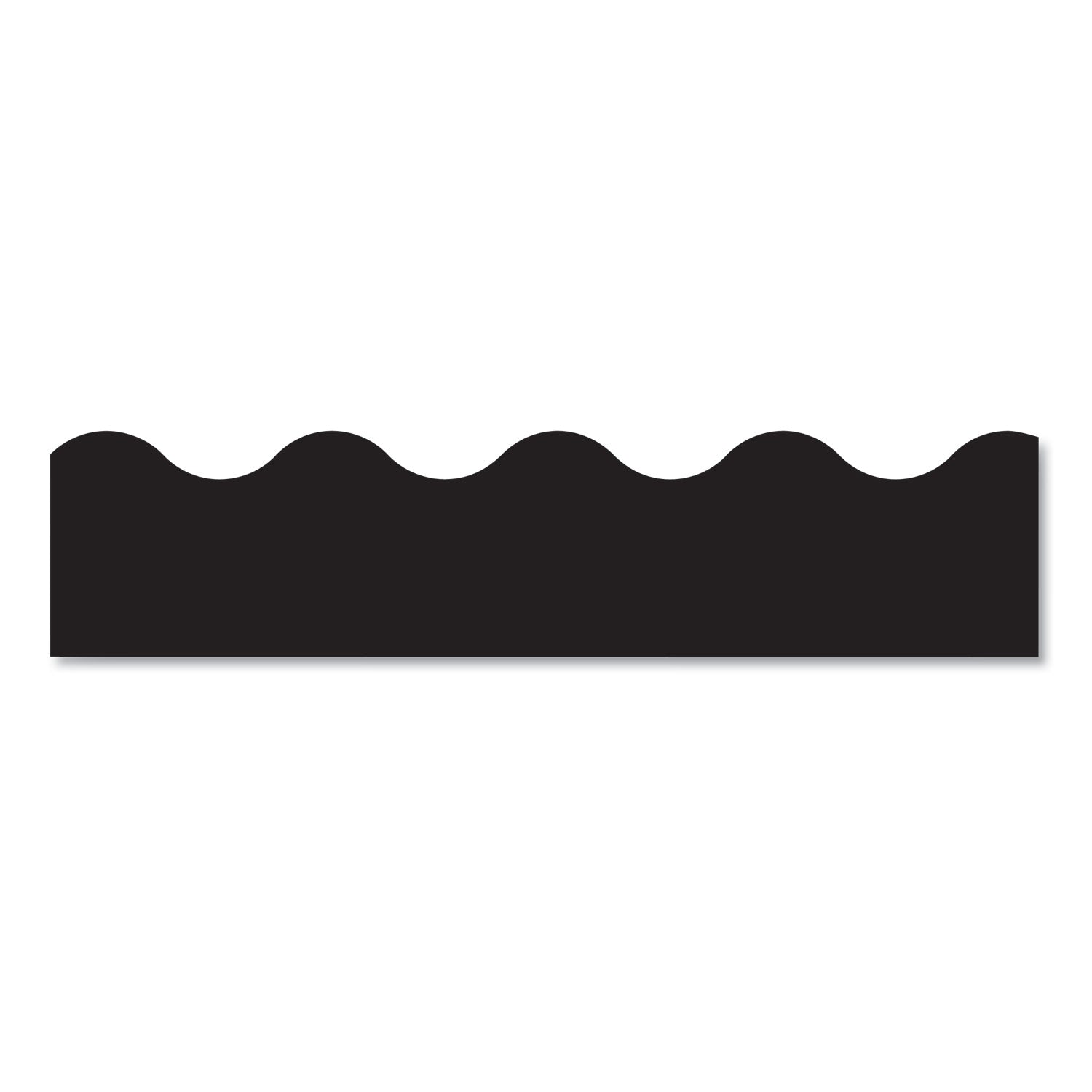 Terrific Trimmers Solid Colors Board Trim, 2.25" x 39 ft, Black -