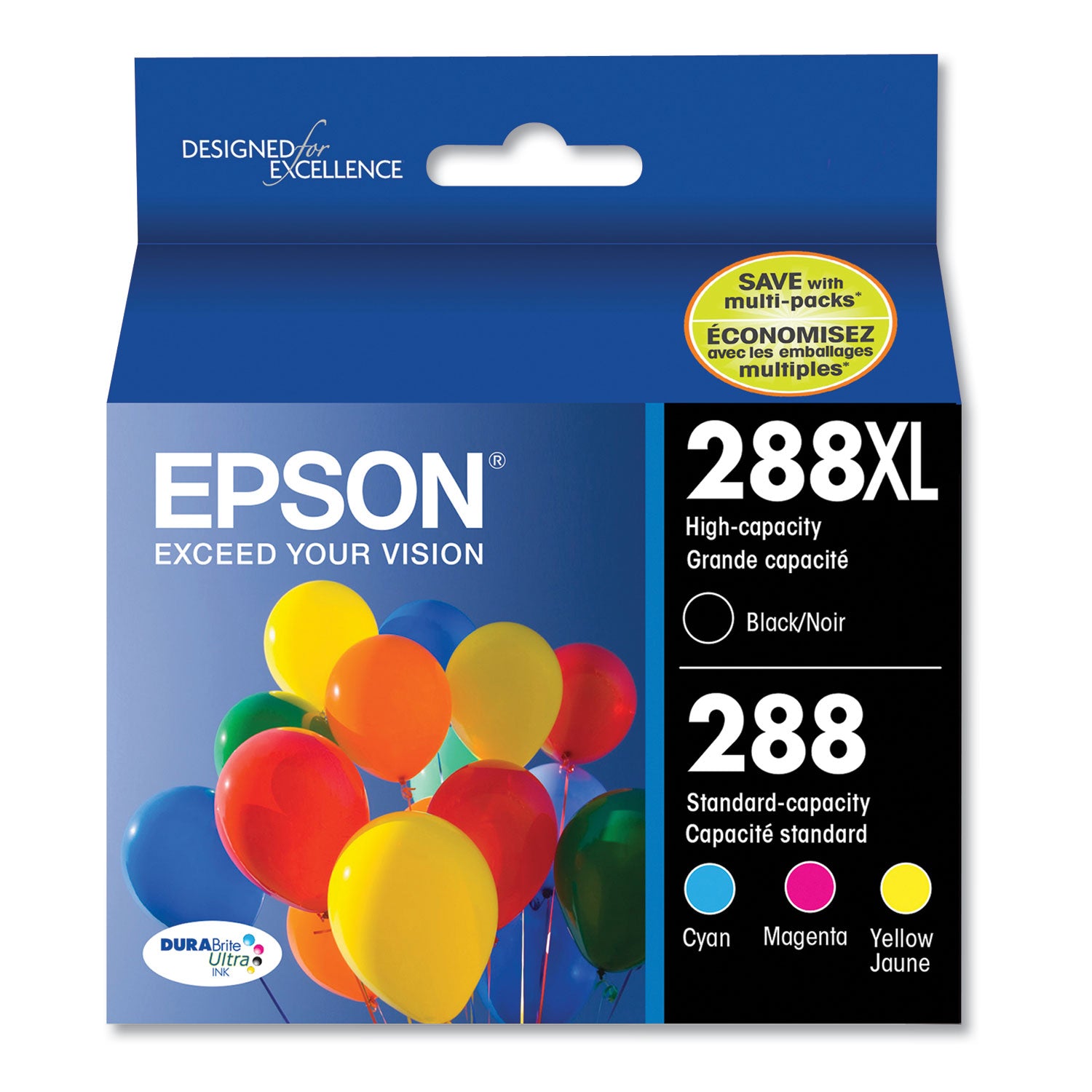 t288xl-bcs-288xl-durabrite-ultra-high-yield-ink-500-450-page-yield-black-cyan-magenta-yellow_epst288xlbcs - 1