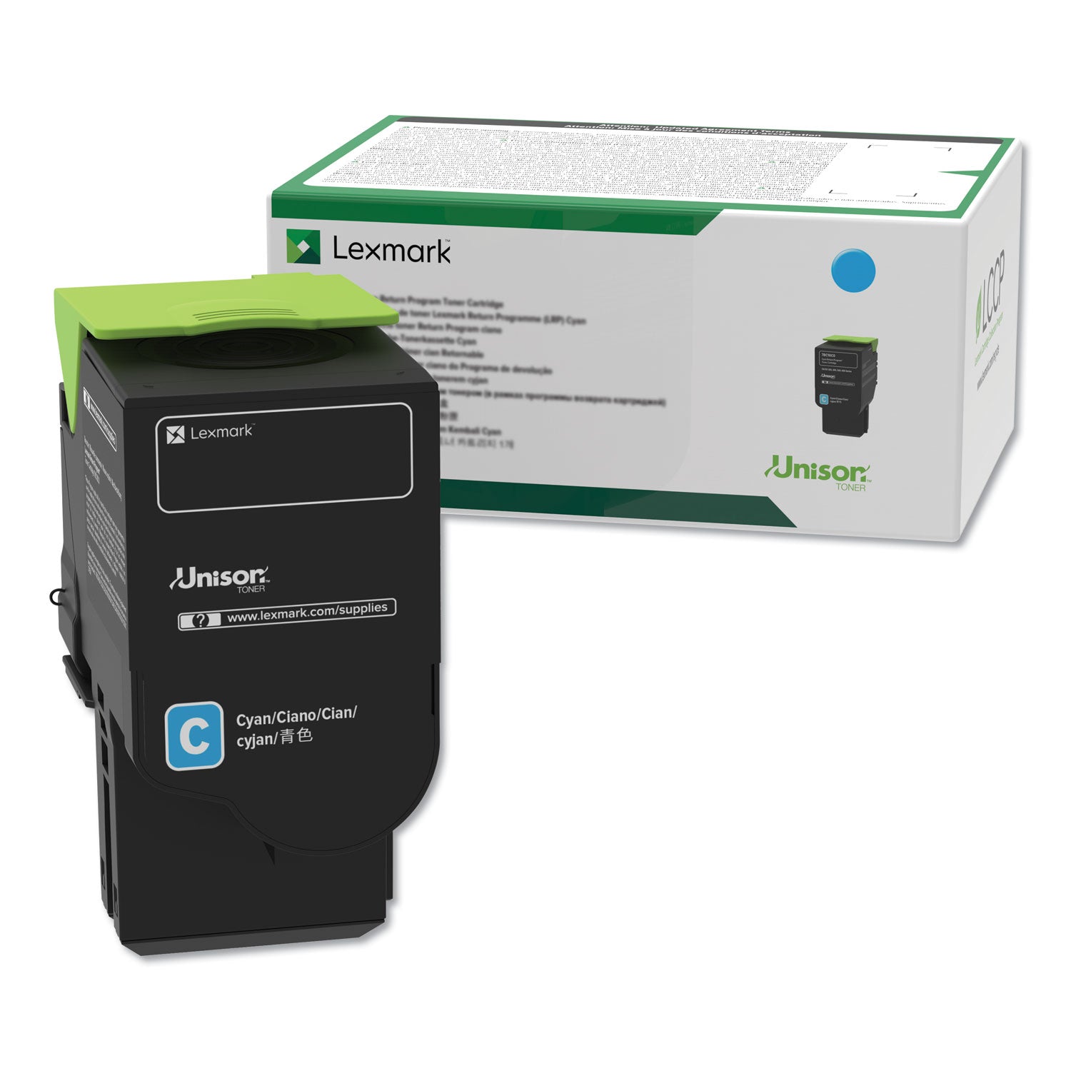 c2310c0-toner-1000-page-yield-cyan_lexc2310c0 - 1