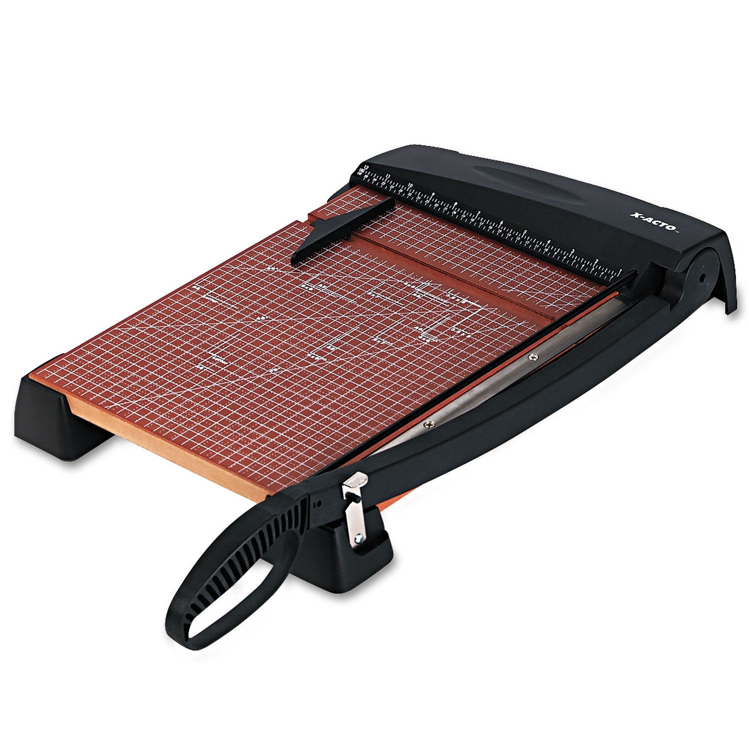 Heavy-Duty Wood Base Guillotine Trimmer, 15 Sheets, 15" Cut Length, 12 x 15 -