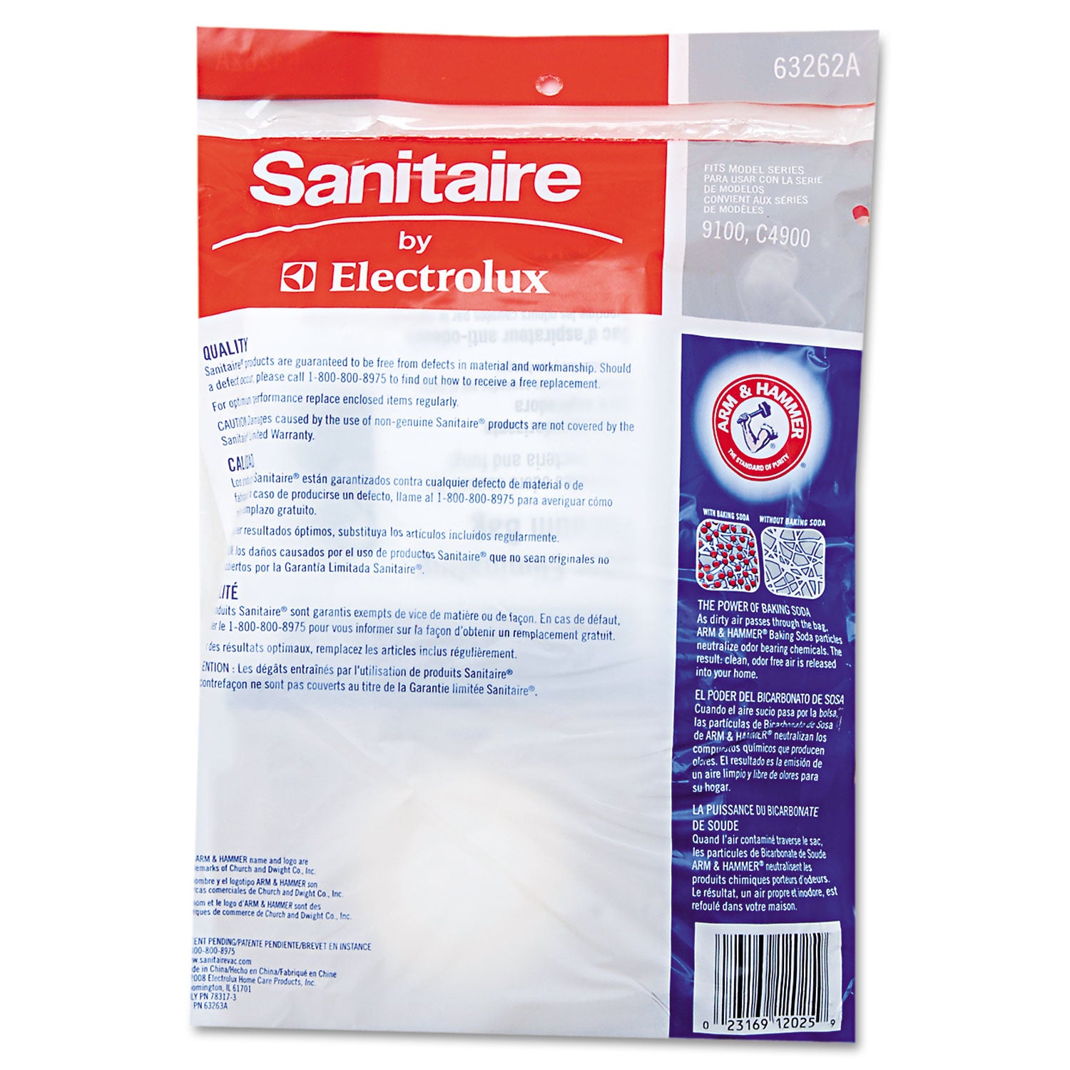 SD Premium Allergen Vacuum Bags for SC9100 Series, 5/Pack, 10 Packs/Carton -