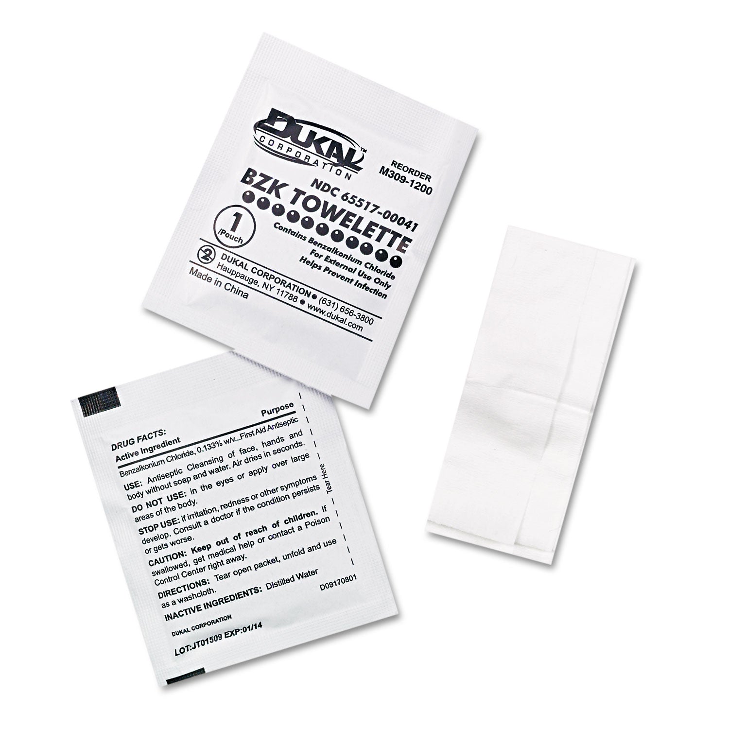 SmartCompliance Antiseptic Cleansing Wipes, 10/Box -