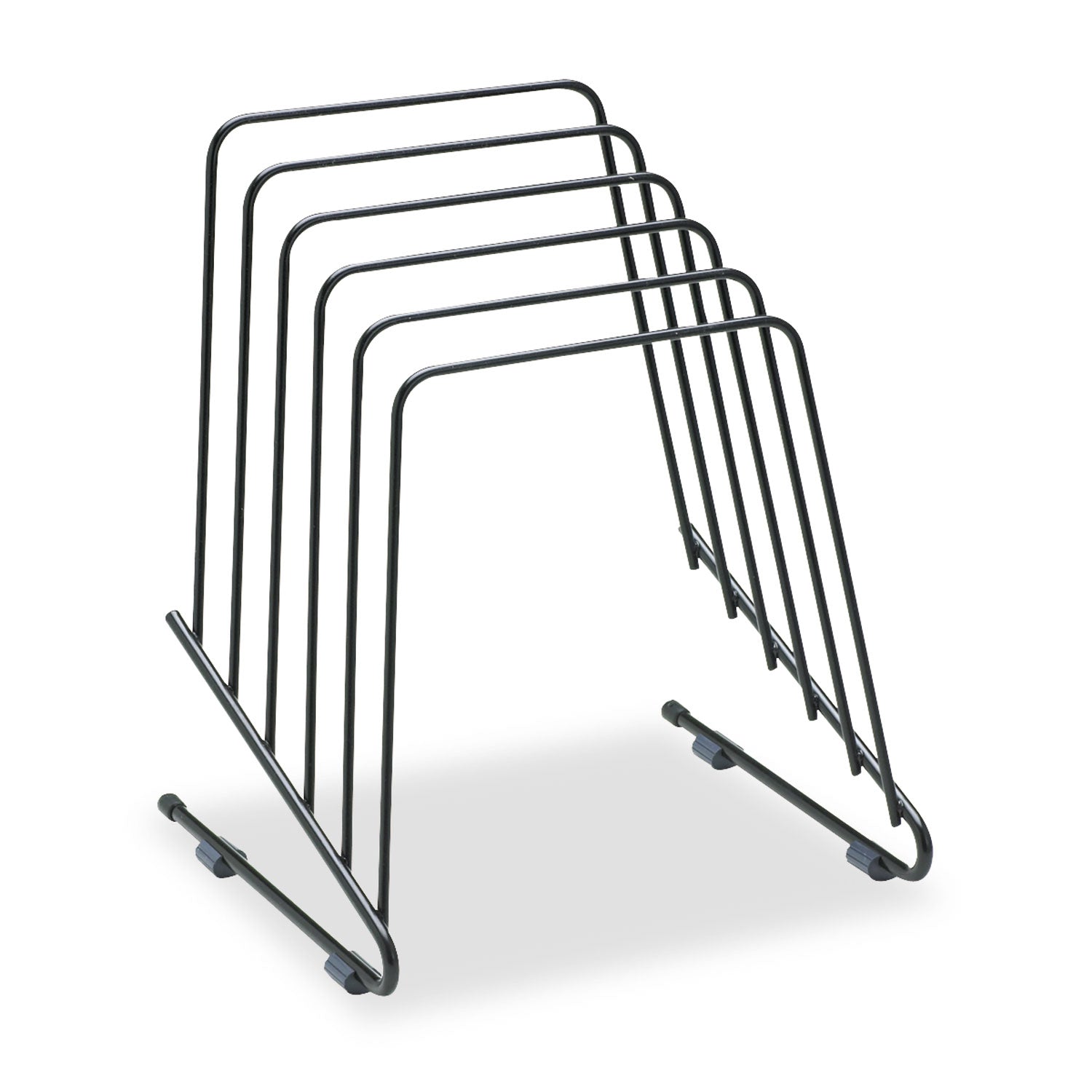 Wire Step File II, 5 Sections, Letter to Legal Size Files, 7.25" x 6" x 8.25", Black -