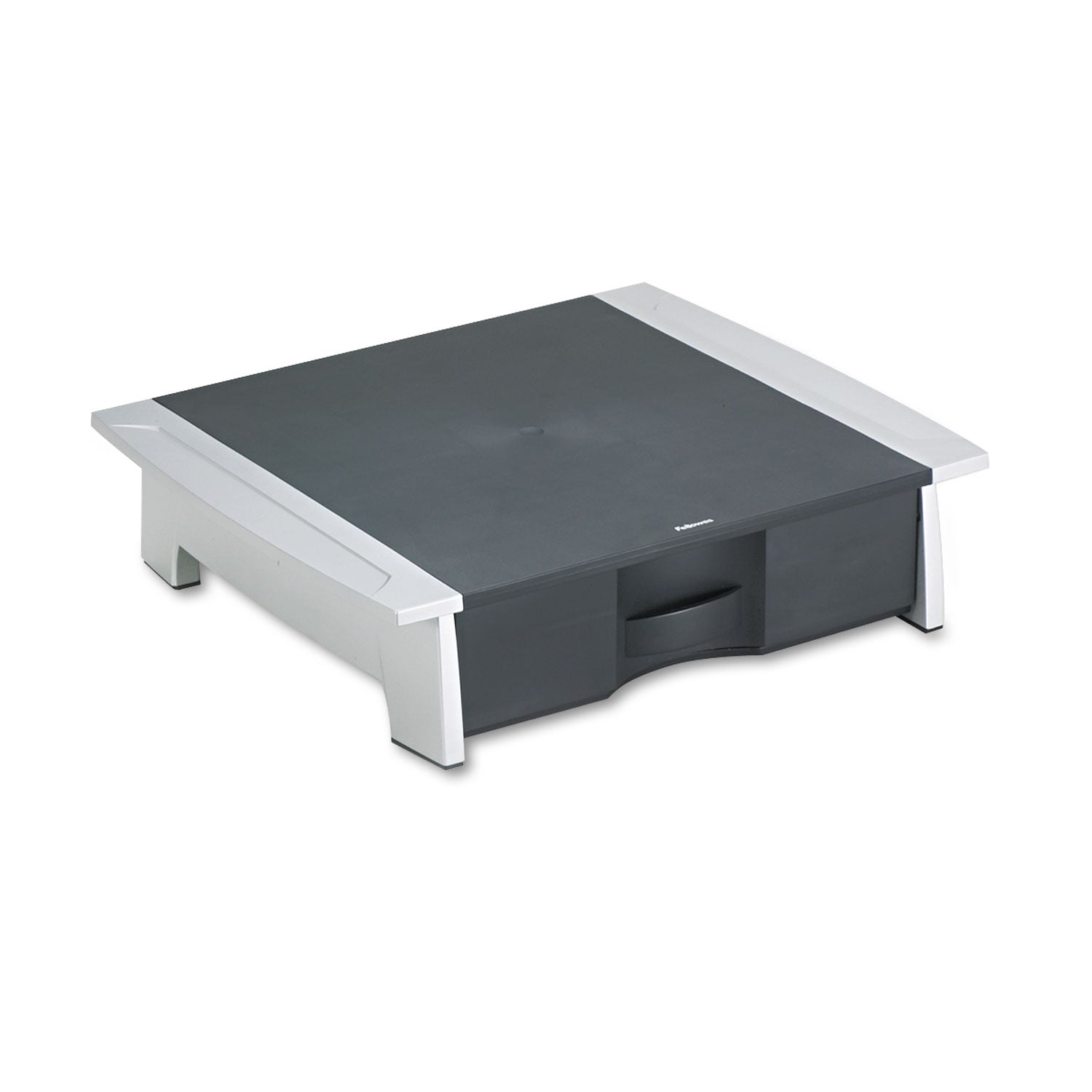 Office Suites Printer/Machine Stand, 21.25 x 18.06 x 5.25, Black/Silver -