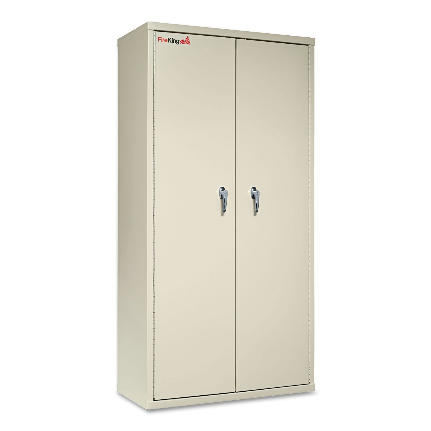Storage Cabinet, 36w x 19.25d x 72h, UL Listed 350 Degree, Parchment -