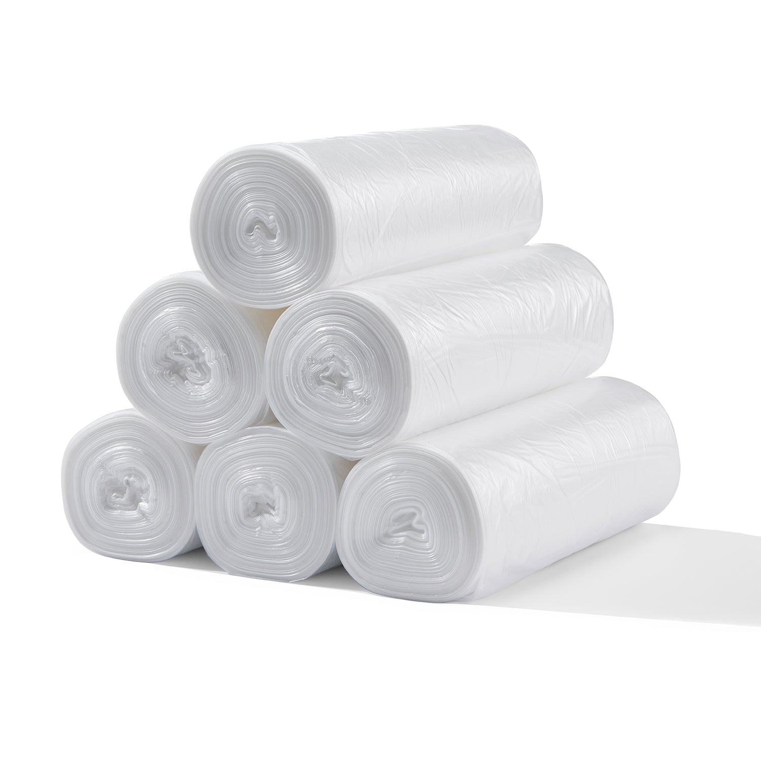 40" x 48", 45 Gal, 14 Mic, Clear High-Density Can Liners, 250/Case