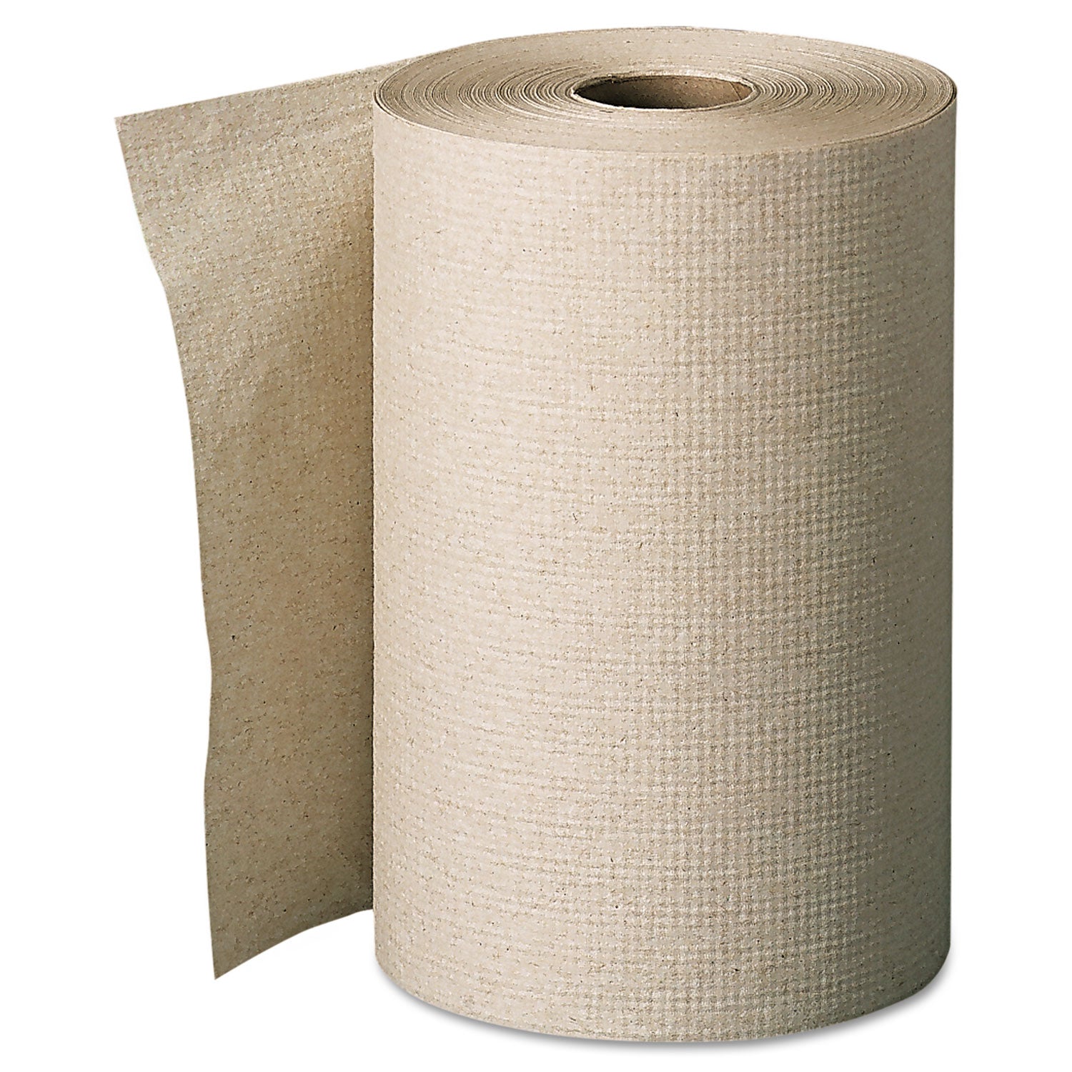 Pacific Blue Basic Nonperforated Paper Towels, 1-Ply, 7.88 x 350 ft, Brown, 12 Rolls/Carton -