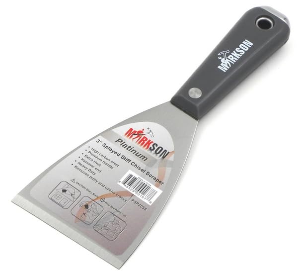 Platinum 3" Splayed Stiff Chisel Scraper