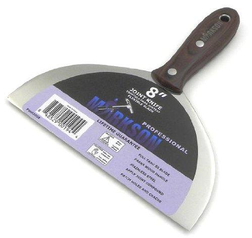 8" Pakka Wooden Handle Stainless Steel Putty Knife