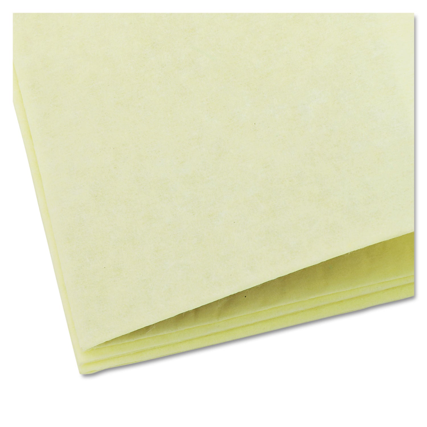 Dusting Cloths Quarterfold, 17 x 24, Unscented, Yellow, 50/Pack, 4 Packs/Carton -