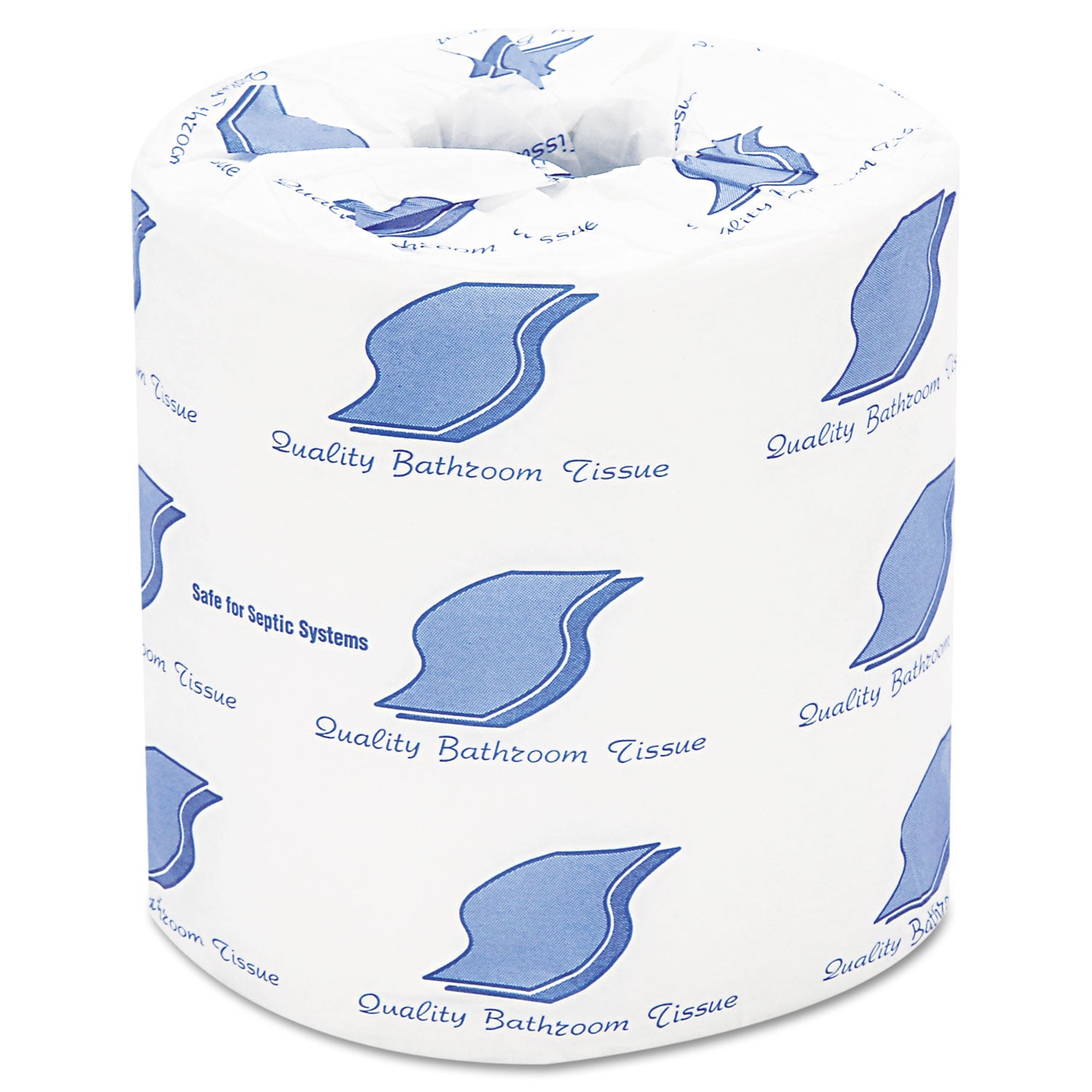 Bath Tissue, Septic Safe, 2-Ply, White, 420 Sheets/Roll, 96 Rolls/Carton -