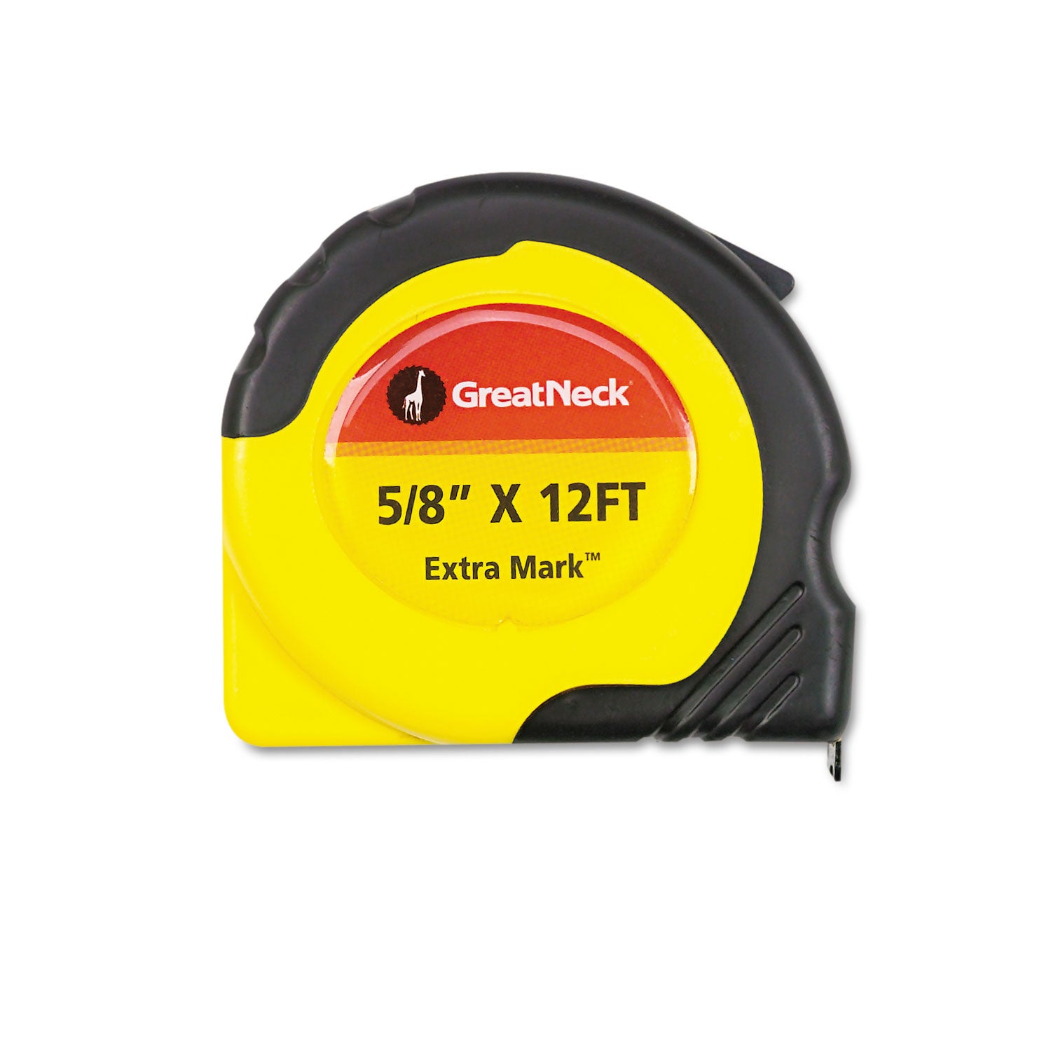 ExtraMark Power Tape, 0.63" x 12 ft, Steel, Yellow/Black - 2