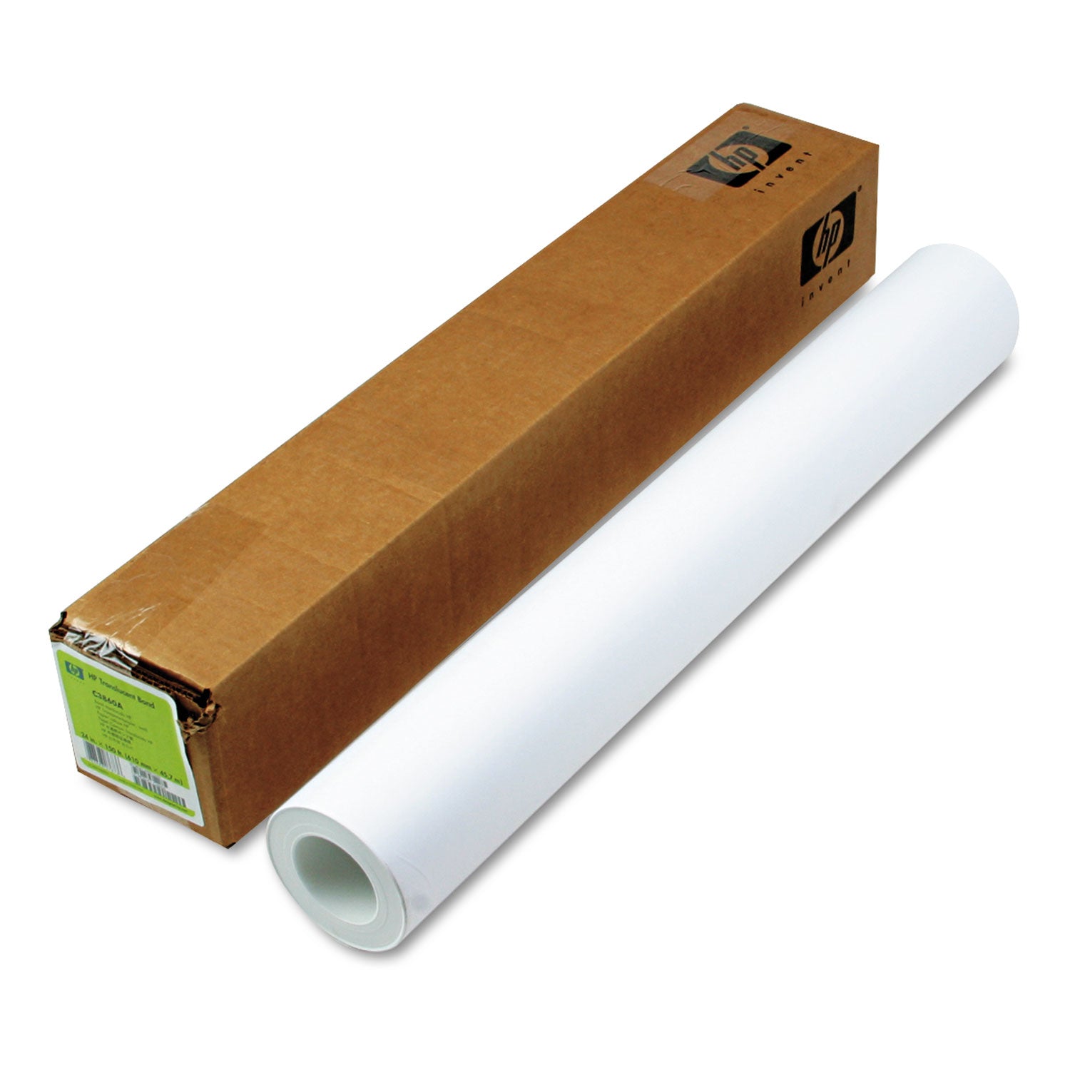 DesignJet Large Format Paper for Inkjet Prints, 3 mil, 24" x 150 ft, Translucent -