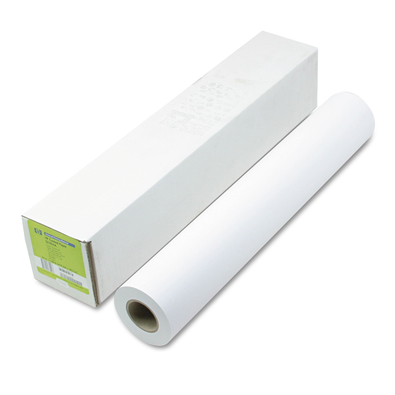 DesignJet Inkjet Large Format Paper, 4.9 mil, 24" x 150 ft, Coated White -