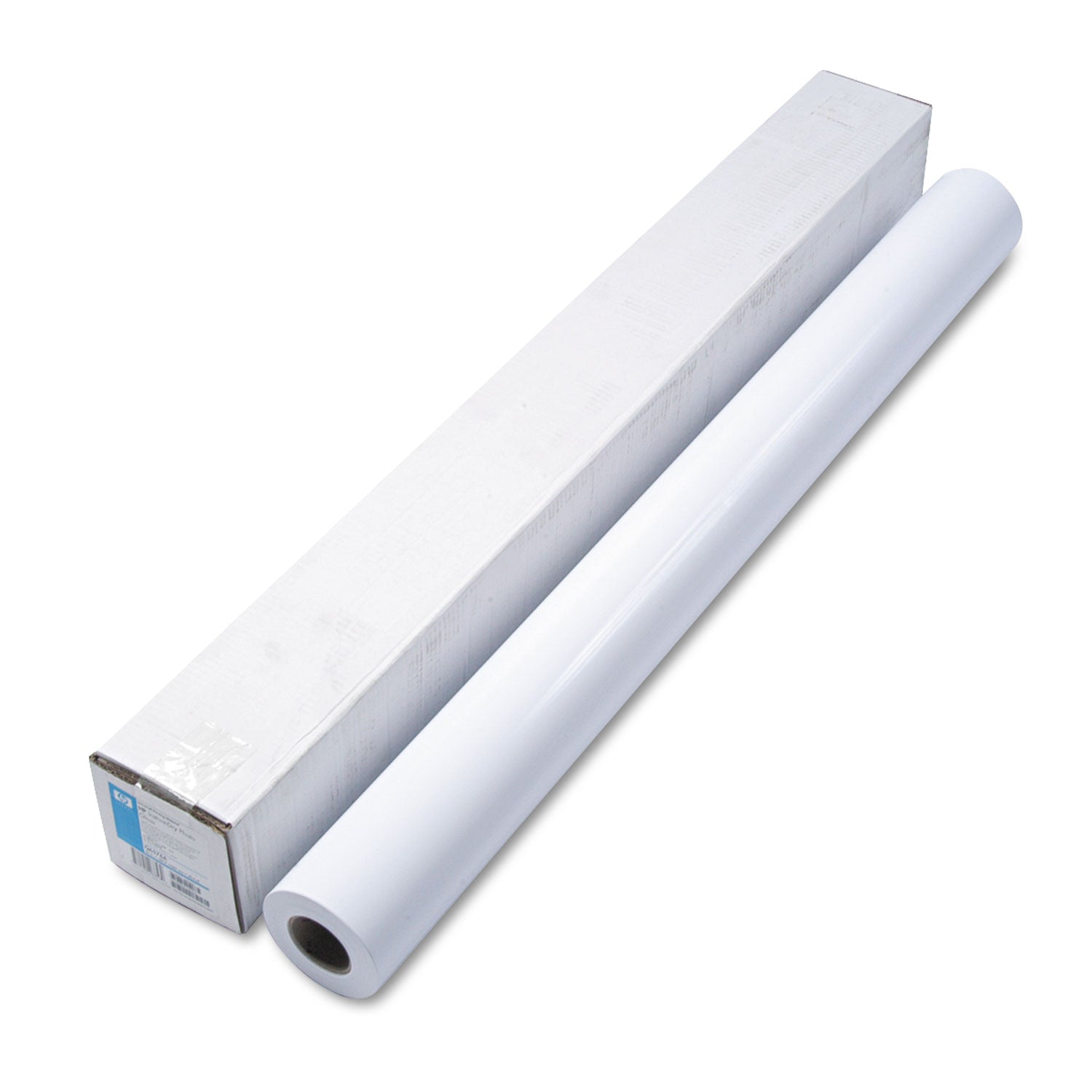 DesignJet Large Format Paper for Inkjet Prints, 7 mil, 42" x 100 ft, Gloss White -