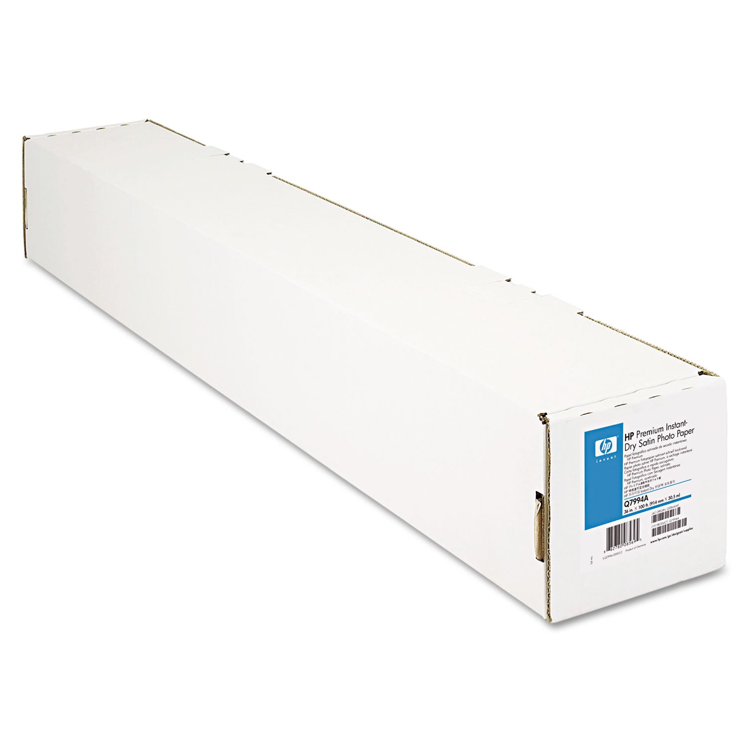 Premium Instant-Dry Photo Paper, 10.3 mil, 36" x 100 ft, Satin White -