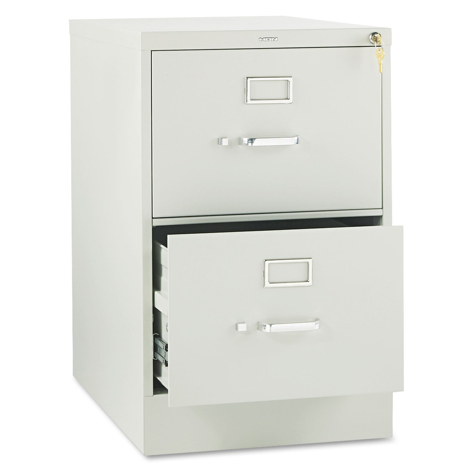 310 Series Vertical File, 2 Legal-Size File Drawers, Light Gray, 18.25" x 26.5" x 29 -