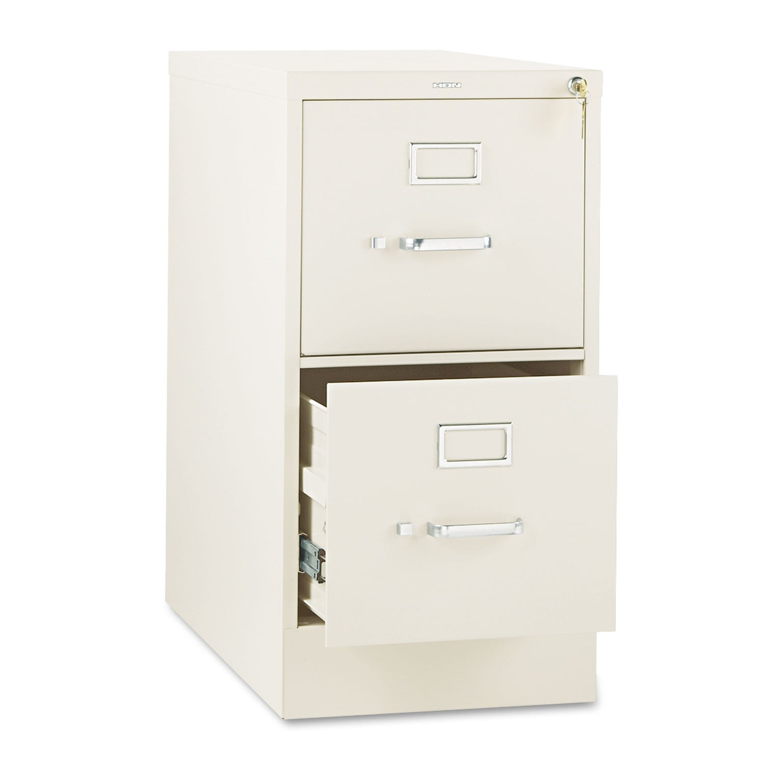 310 Series Vertical File, 2 Letter-Size File Drawers, Putty, 15" x 26.5" x 29 -