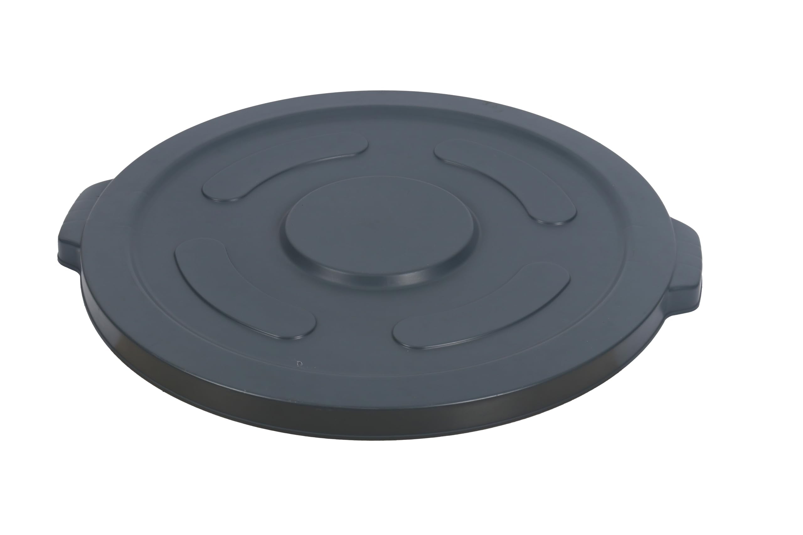 Lid for 55 Gal Round Trash Can, Gray