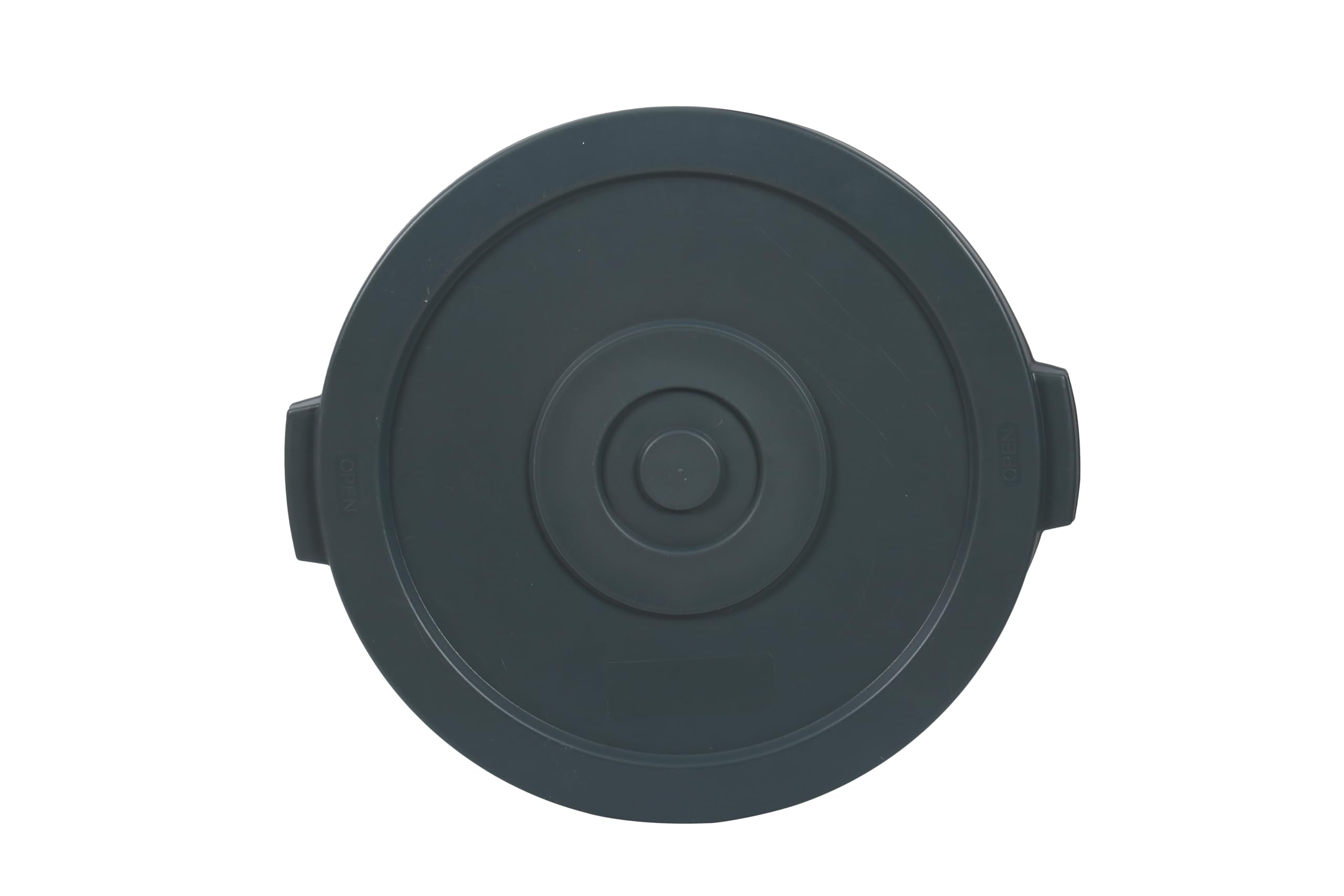 Gray Lid for 20-Gallon Round Trash Can - 1