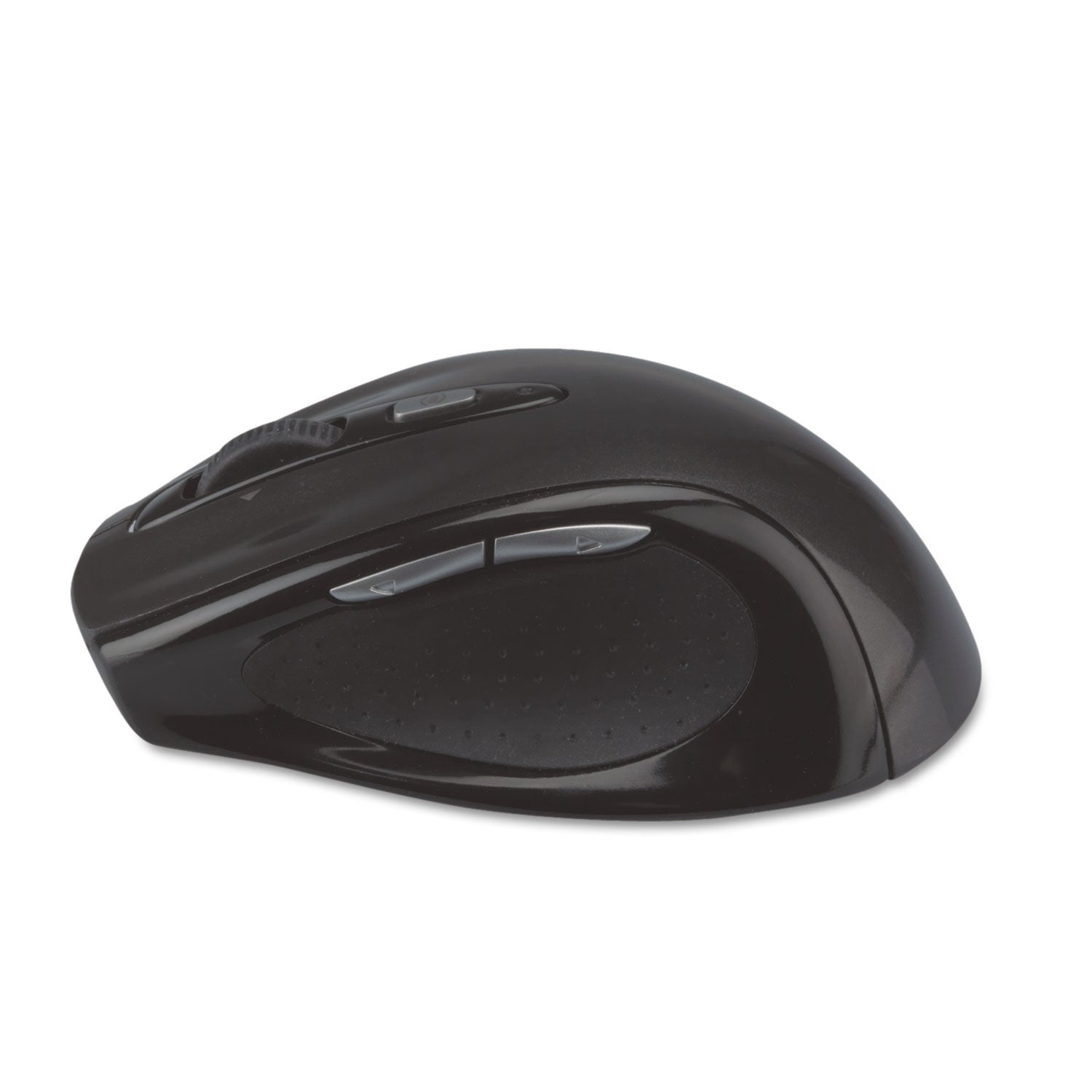 Wireless Optical Mouse with USB-A, 2.4 GHz Frequency/32 ft Wireless Range, Left/Right Hand Use, Gray/Black -