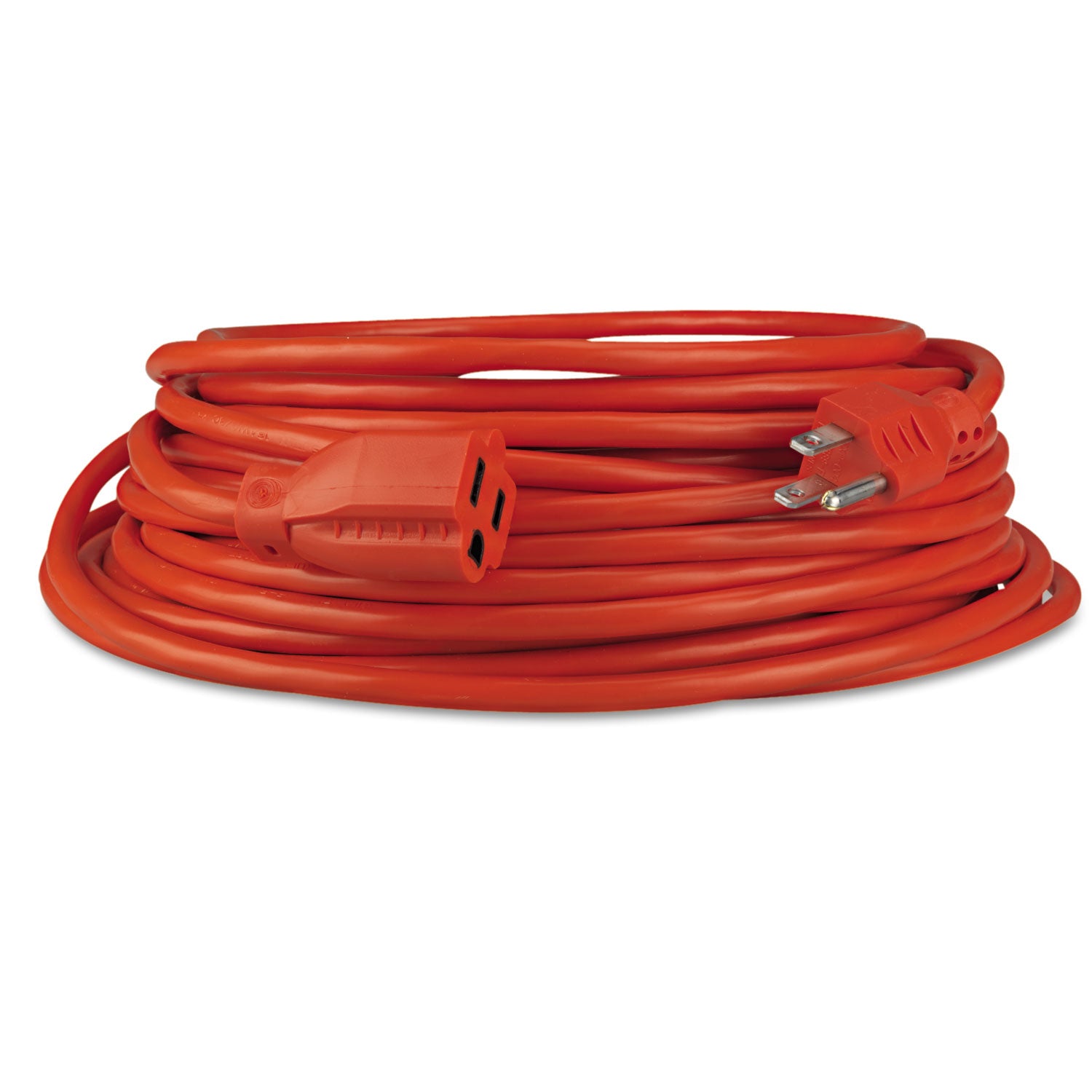 Indoor/Outdoor Extension Cord, 50 ft, 13 A, Orange -